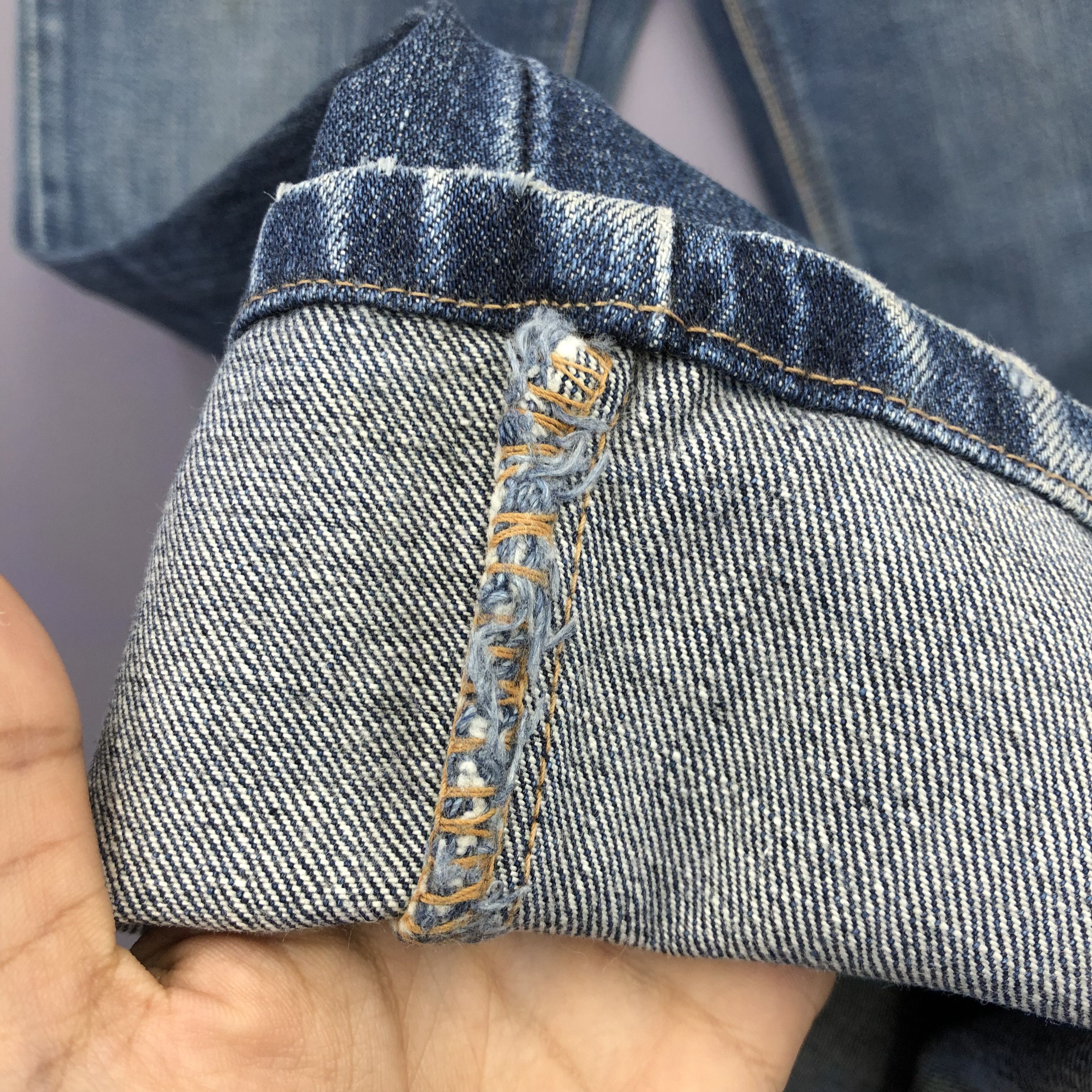 Lee Vintage Lee Riders Flare Jeans Lee Bootcut Wide Leg Denim Size 28" / US 6 / IT 42 - 6 Thumbnail