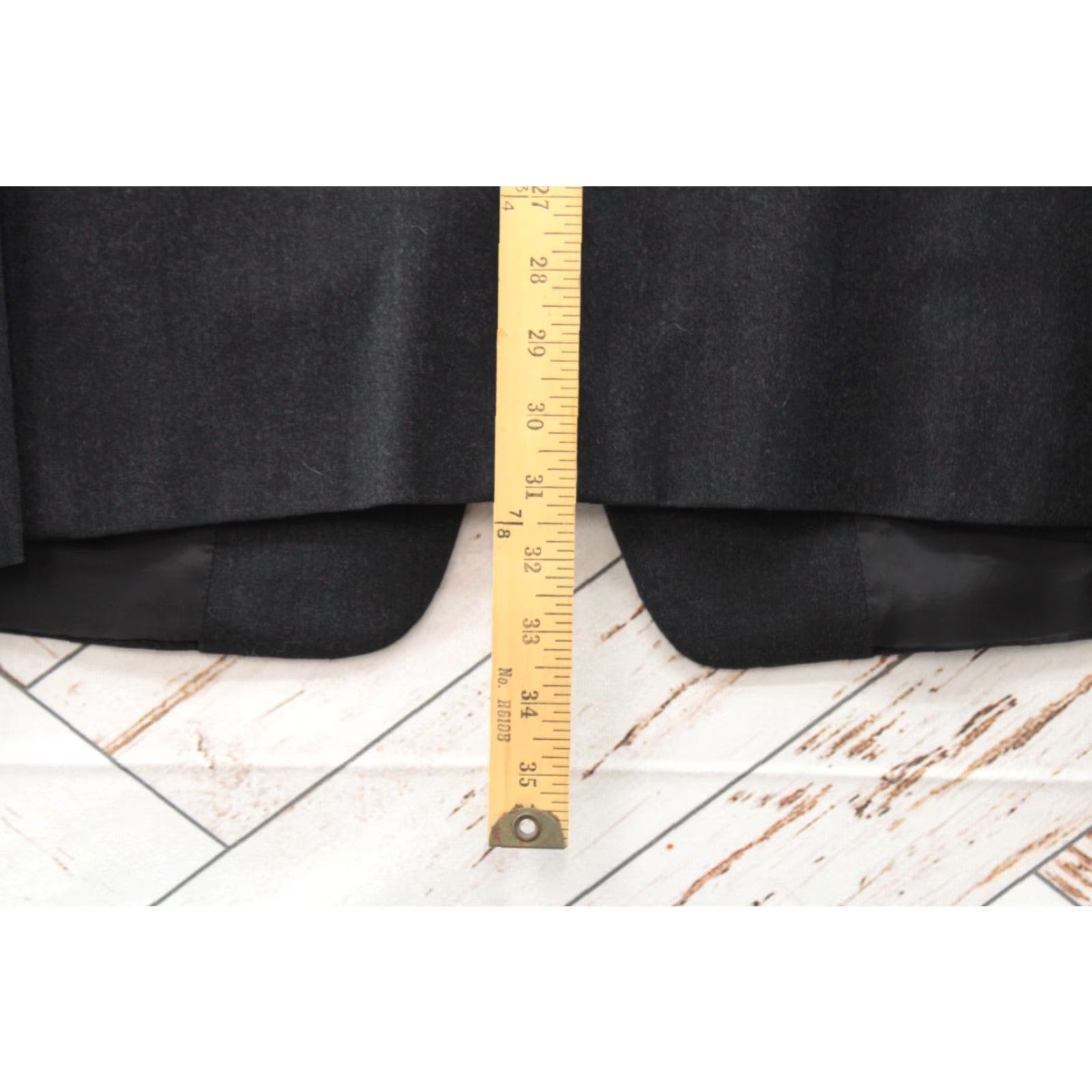 Vintage VINTAGE Hickey Freeman Blazer Mens XL Gray Wool 3 Button Sport Coat Jacket Notch Lapel Single-Breasted USA Mens Size 46R - 7 Thumbnail