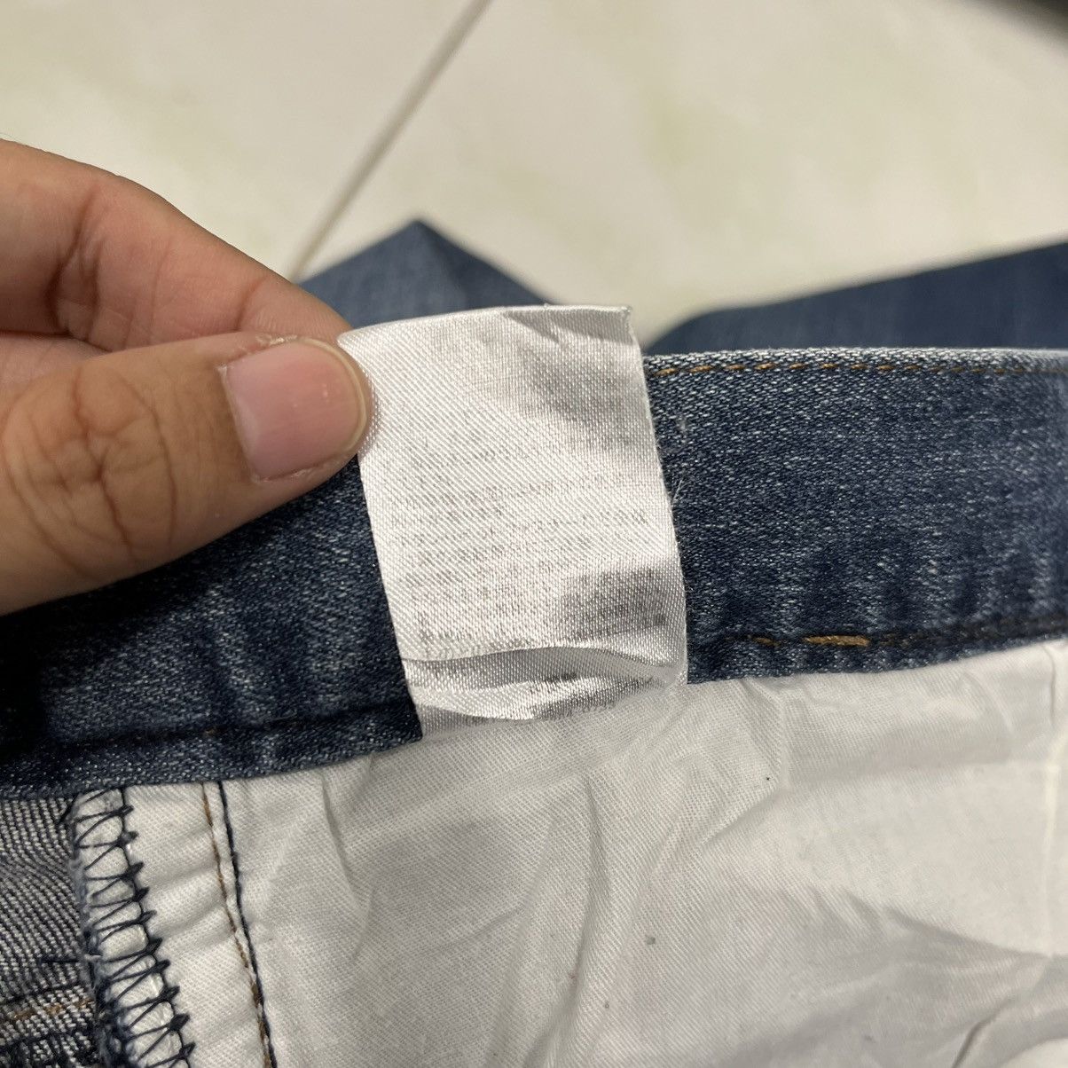 Japanese Brand Vintage Japanese Designer Embroidery Logo Denim Size US 38 / EU 54 - 20 Thumbnail
