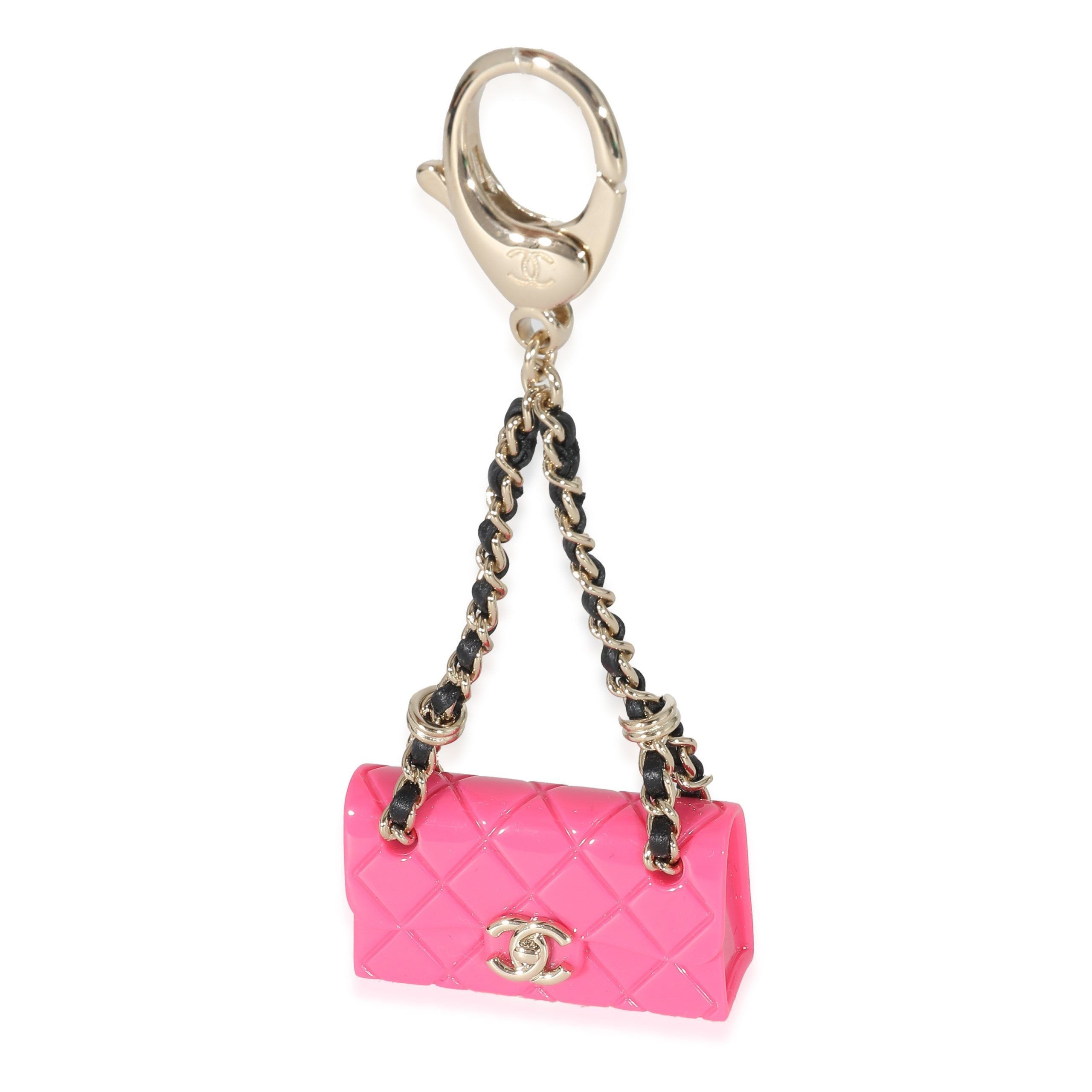 Chanel Chanel Pink Resin Icon Bag Charm Size ONE SIZE - 1 Thumbnail