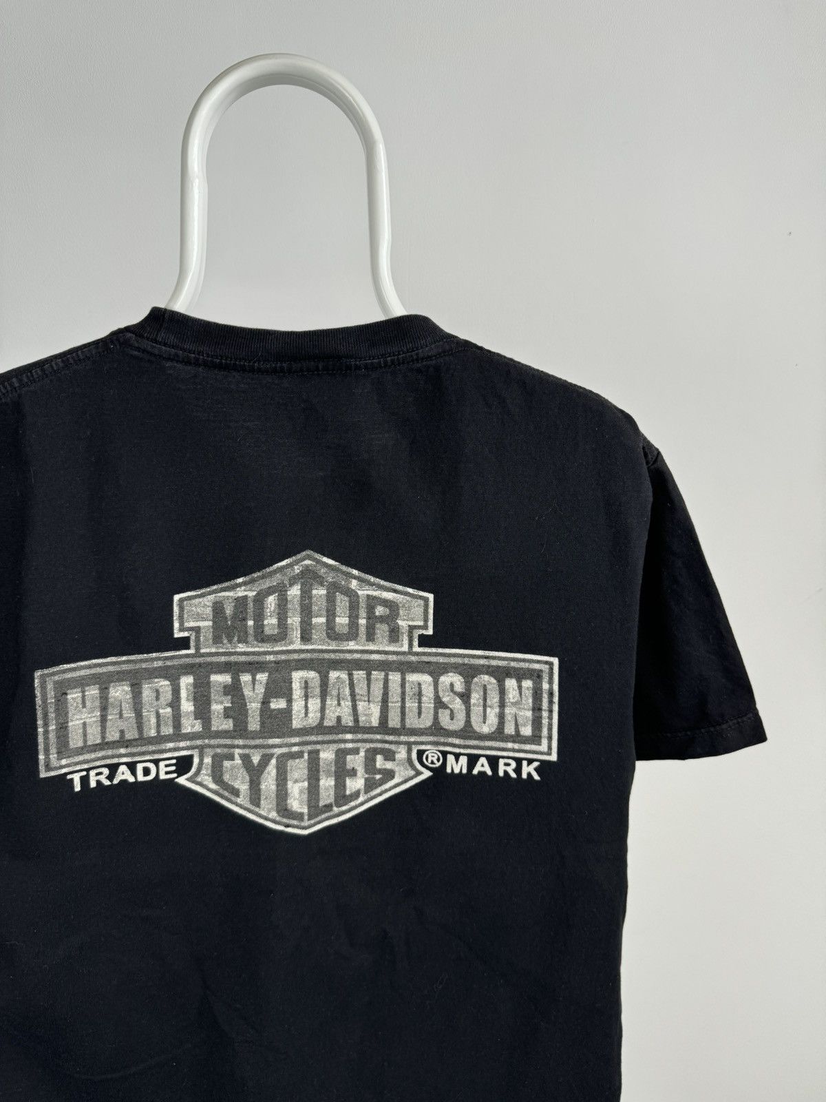 Harley Davidson Vintage Harley Davidson Motorcycles Big Logo T-shirt Size US L / EU 52-54 / 3 - 3 Thumbnail