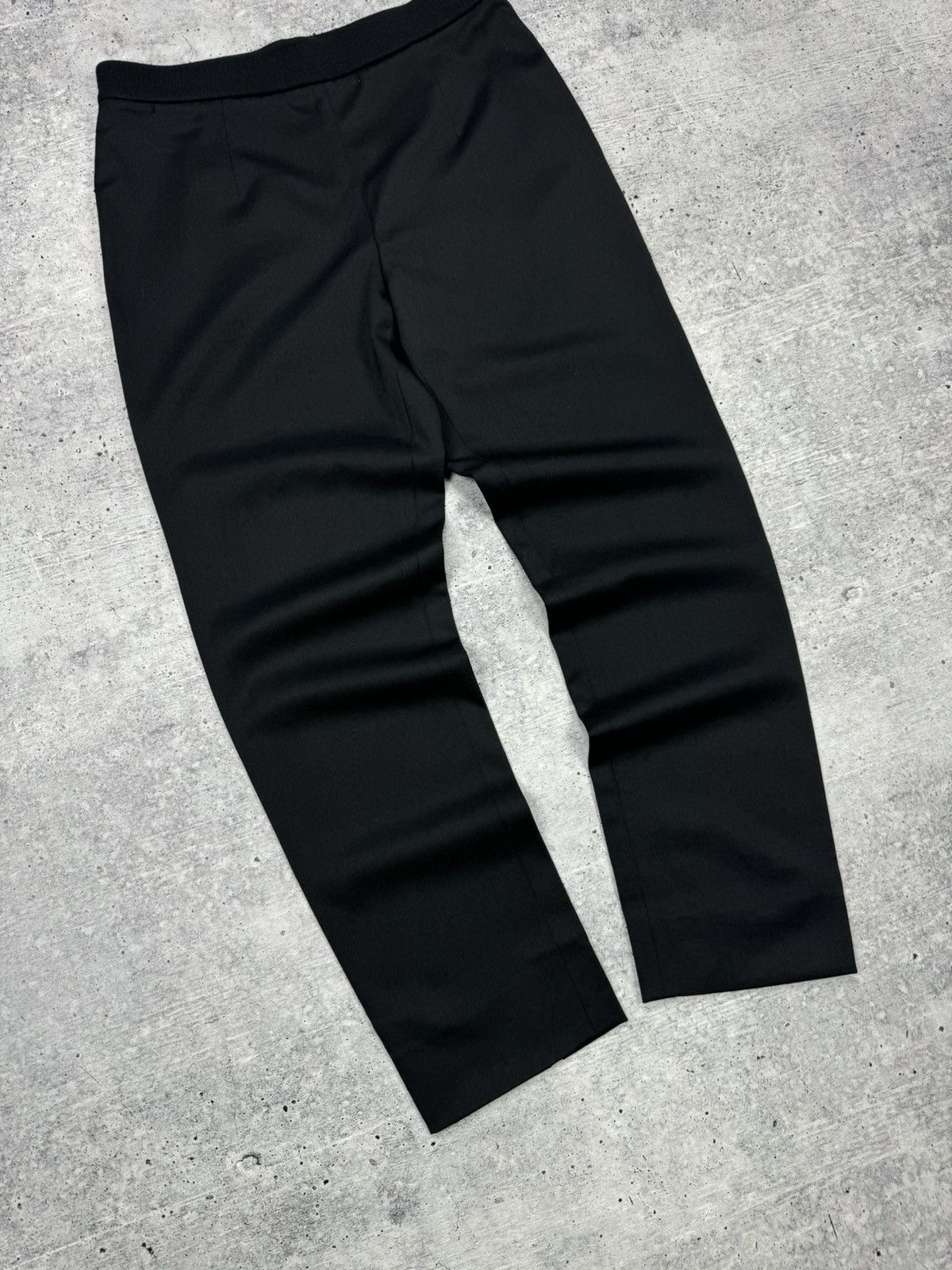 Designer × Jil Sander Vintage Jil Sander Luxury Y2K Style Black Zip Pants Trousers Size 27" / US 4 / IT 40 - 2 Thumbnail