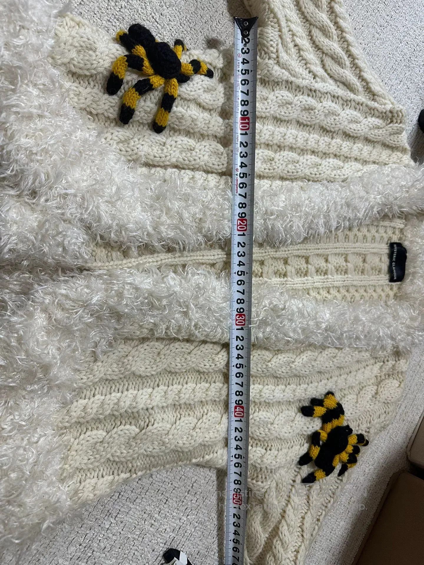 Hysteric Glamour Hysteric Glamour Fuzzy Spider Knit Cardigan. Size M / US 6-8 / IT 42-44 - 8 Thumbnail