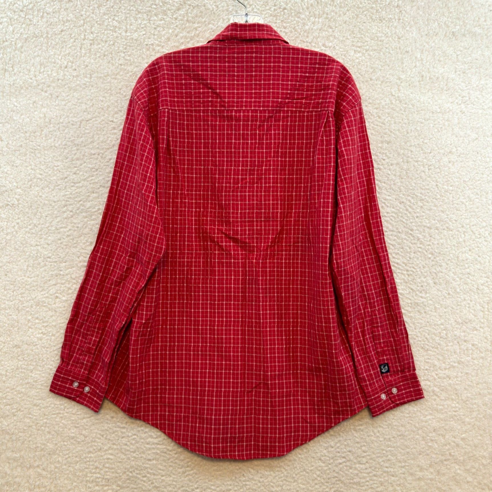 Vintage Crable Ohio State Button-Up Shirt Red Plaid Long Sleeve College University Mens L Size US L / EU 52-54 / 3 - 2 Thumbnail
