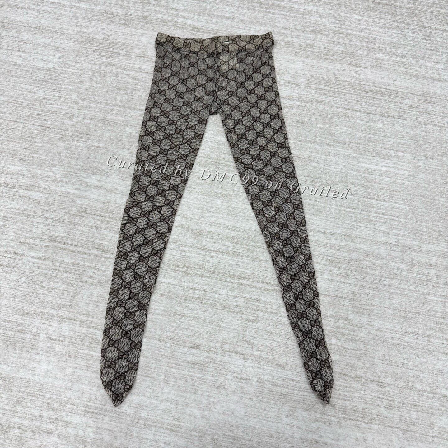 Gucci Gucci Monogram Print Tights Size ONE SIZE - 1 Thumbnail
