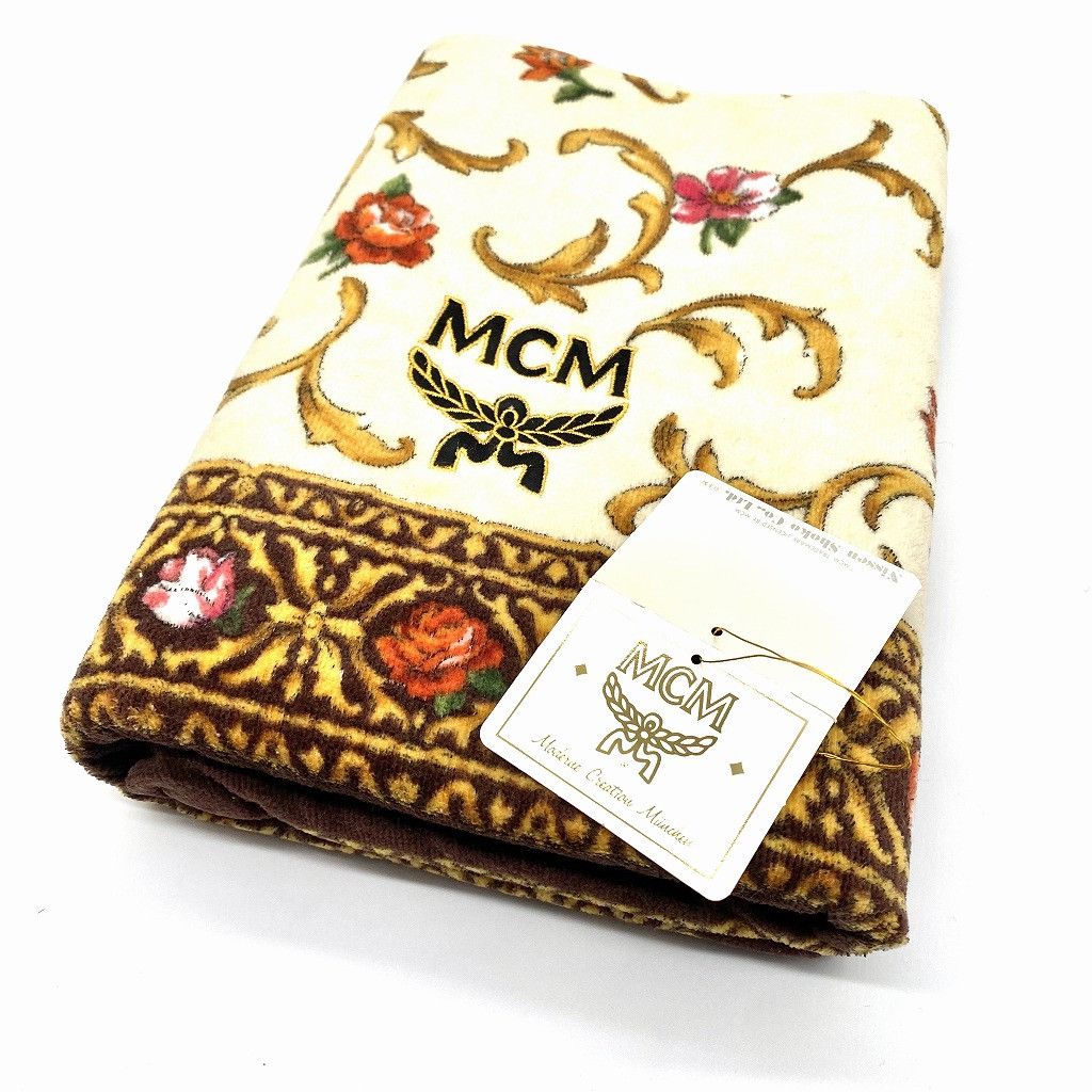 MCM MCM Ferbe floral pattern wash towel set of 2 with logo Size ONE SIZE - 5 Thumbnail