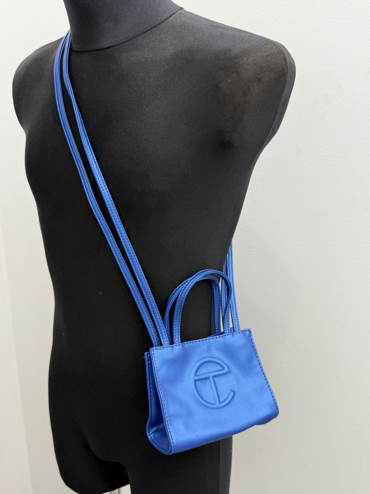 Telfar Telfar Small Blue Shopping Bag Size ONE SIZE - 1 Thumbnail