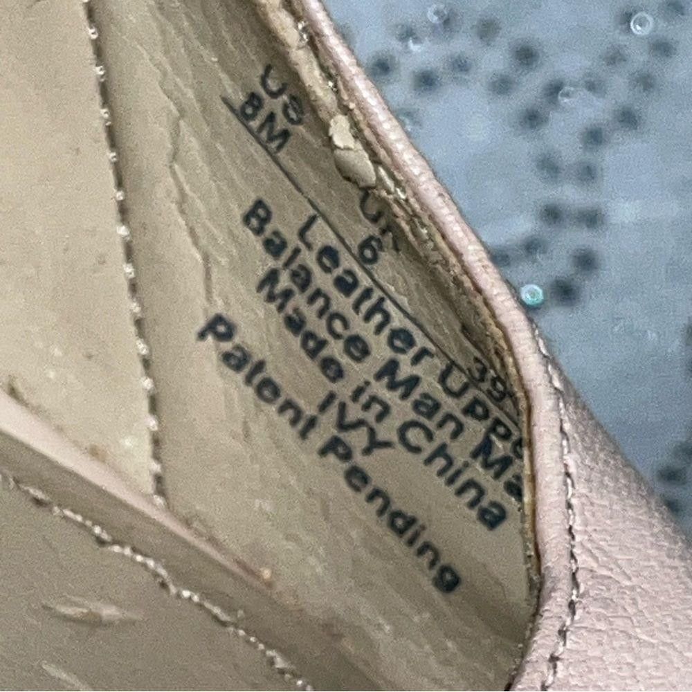 Naturalizer Naturalizes, pale, pink sling back peep to heels Size US 8 / IT 38 - 4 Thumbnail