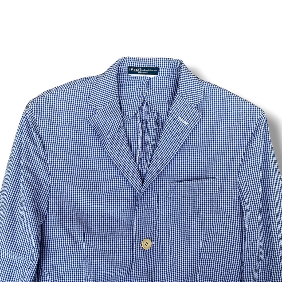 Polo Ralph Lauren Vintage 90s Polo Ralph Lauren Seersucker Suit Jacket Blazer Size US S / EU 44-46 / 1 - 2 Thumbnail