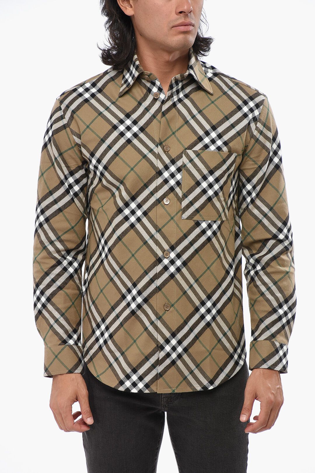 Burberry og1mm1125 Checked Shirt in Multicolor Size US S / EU 44-46 / 1 - 1 Thumbnail