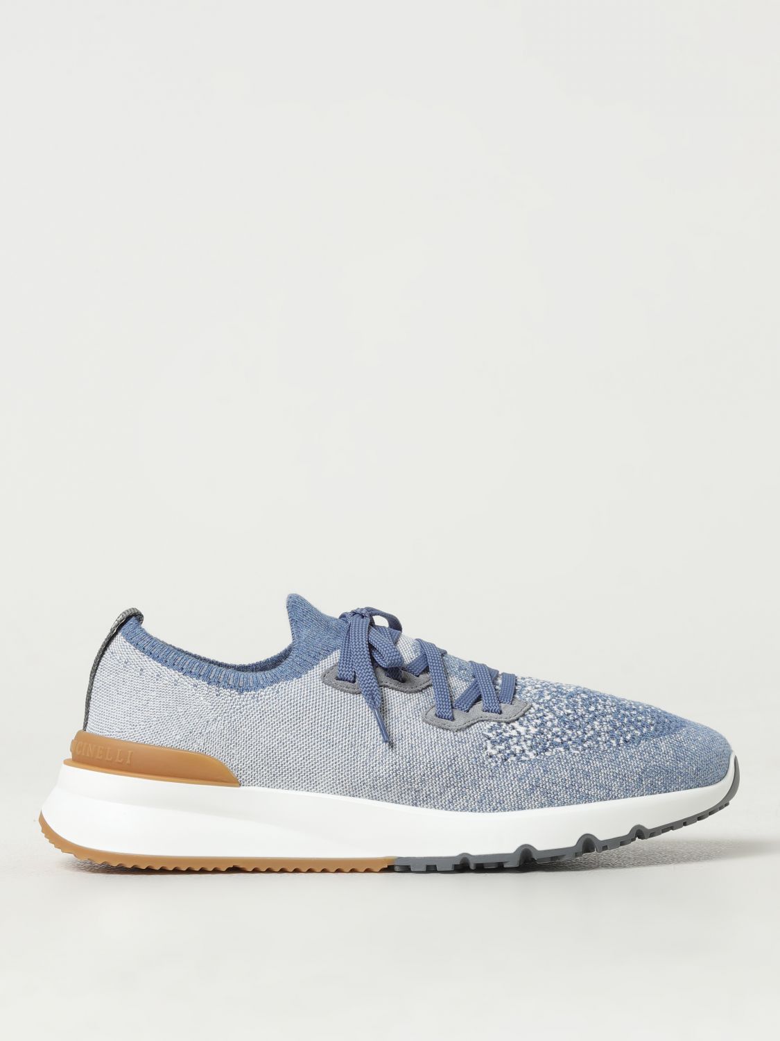 image of Brunello Cucinelli Sneakers Men Gnawed Blue (Size 11)
