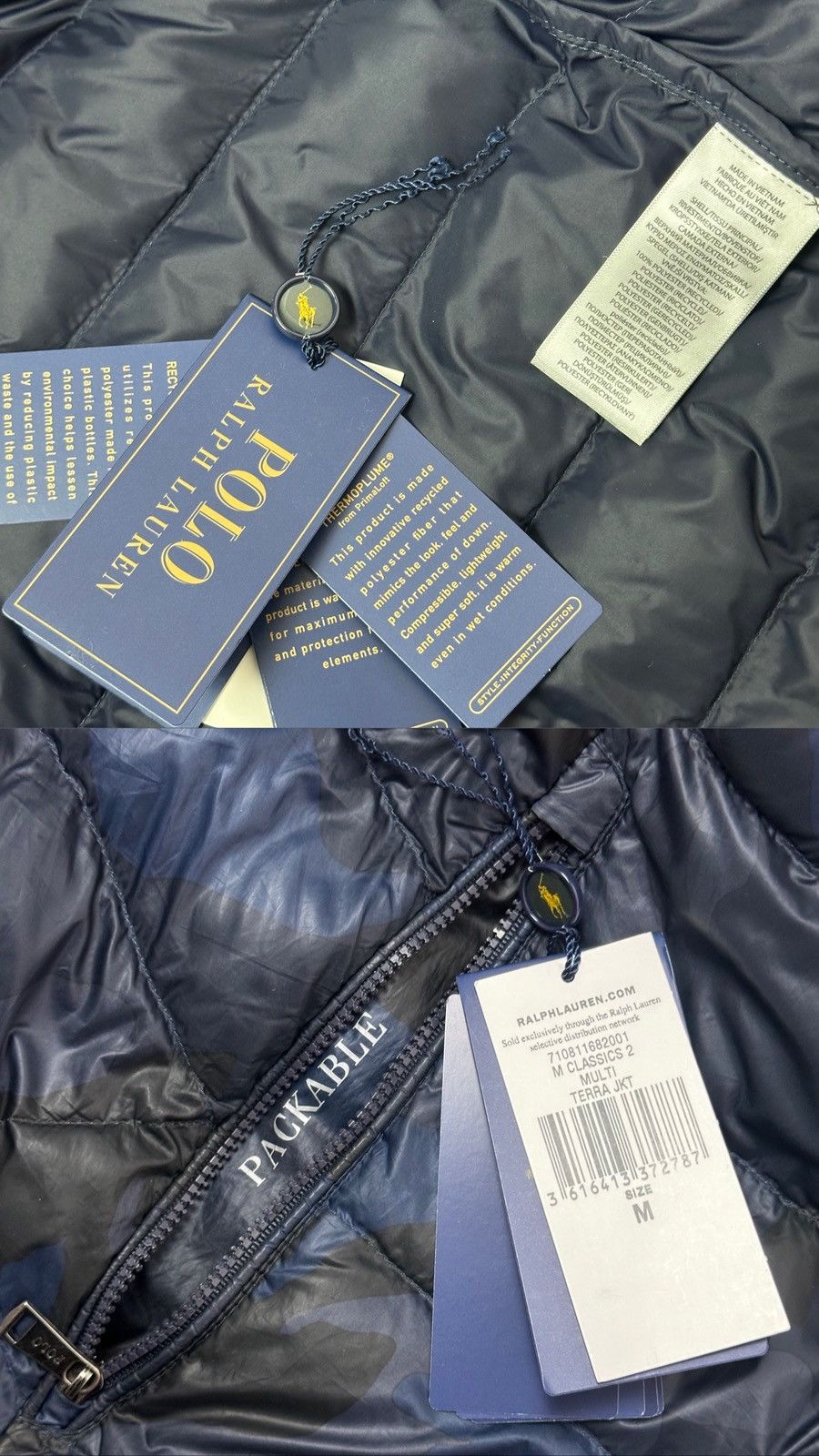 Polo Ralph Lauren Polo Ralph Lauren Multi Terra Blue Camo Insulated Jacket Size US M / EU 48-50 / 2 - 18 Thumbnail