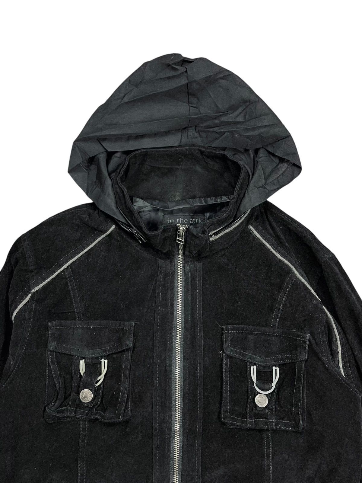 14th Addiction 2000s In The Attic - Semi Velour Bono Jacket Size US M / EU 48-50 / 2 - 6 Thumbnail