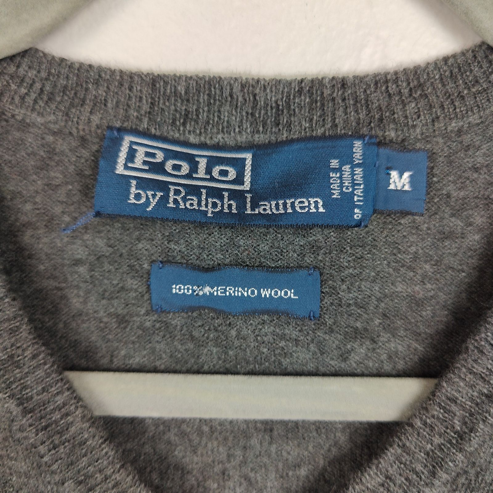 Polo Ralph Lauren Vintage Polo Ralph Lauren Merino Wool Sweater Mens Medium Size US M / EU 48-50 / 2 - 6 Thumbnail