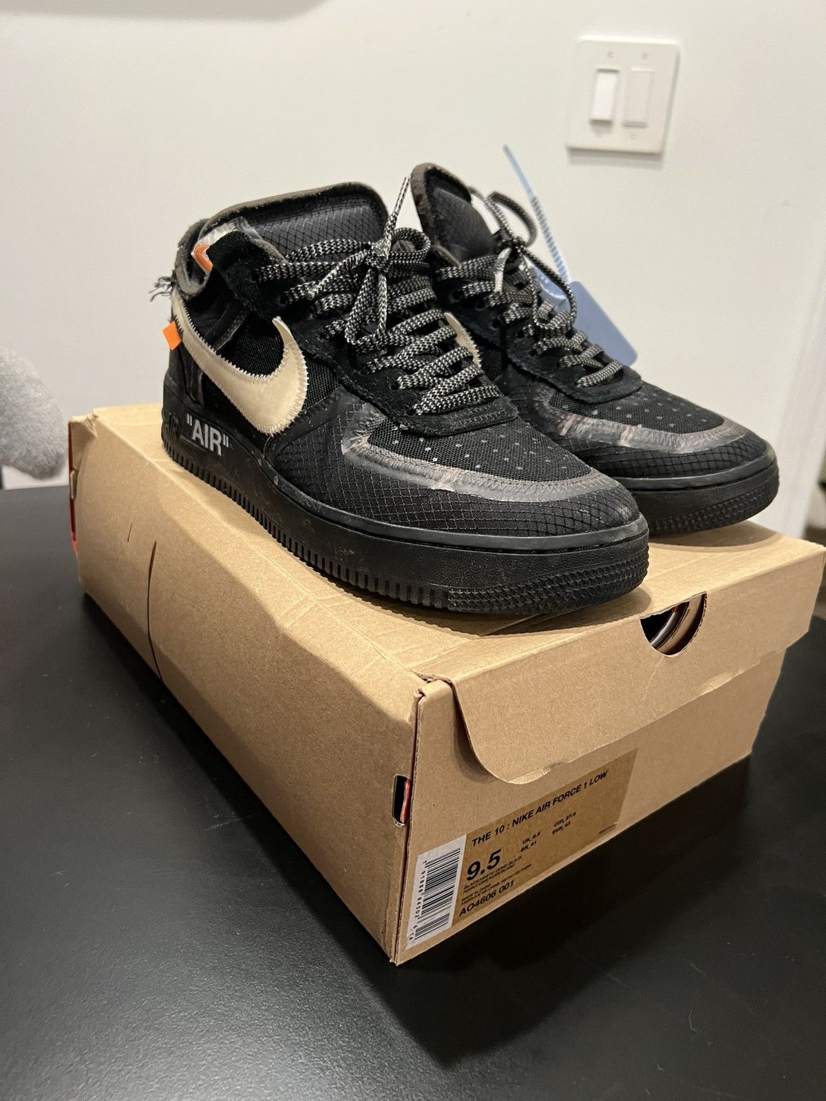 Nike × Off-White Holy Grailed Off White Nike Air Forces Size US 9.5 / EU 42-43 - 4 Thumbnail