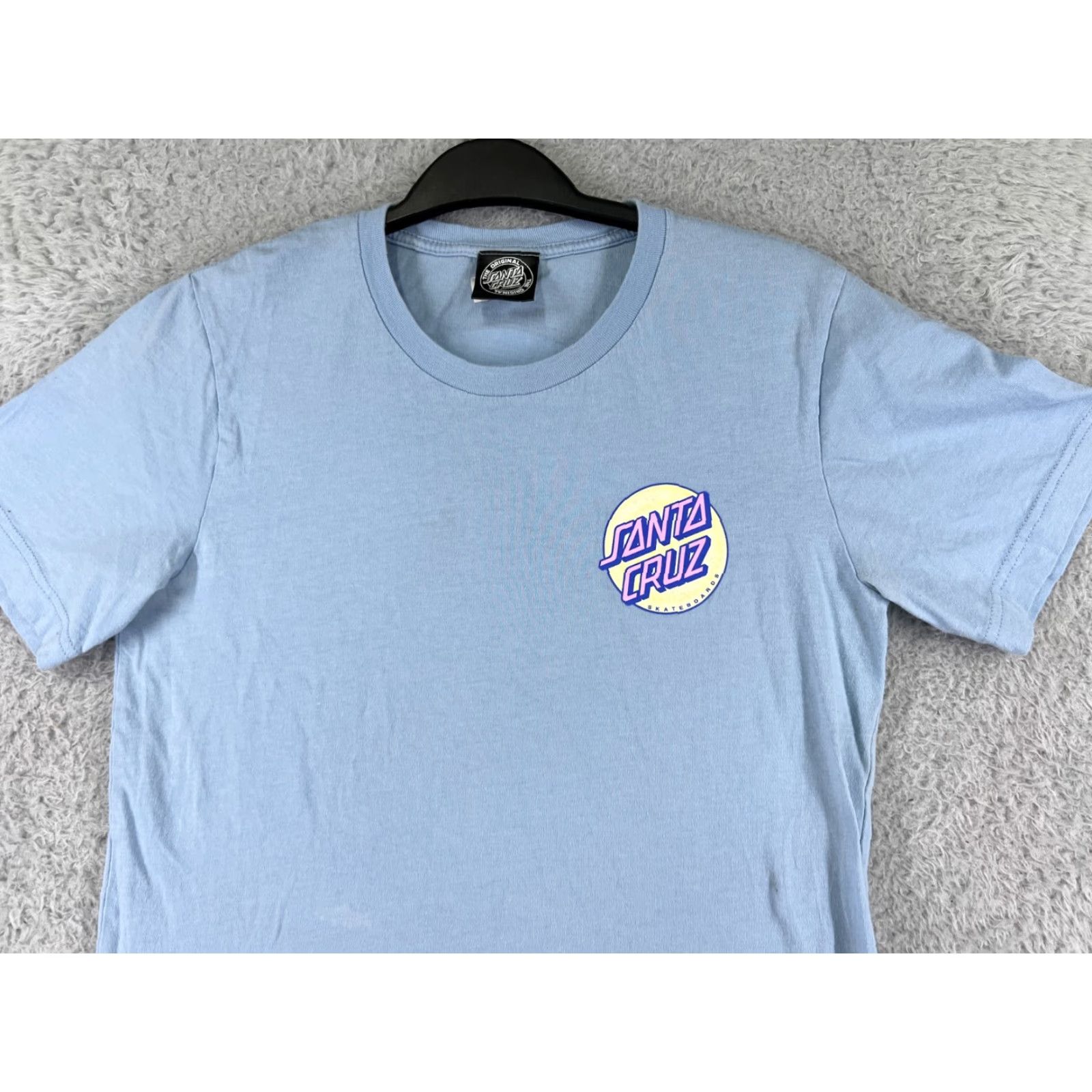 Vintage Santa Cruz Shirt Mens Small Blue Short Sleeve Crew Neck Logo Skate 90s California Mens TS Shirt Size US S / EU 44-46 / 1 - 6 Thumbnail
