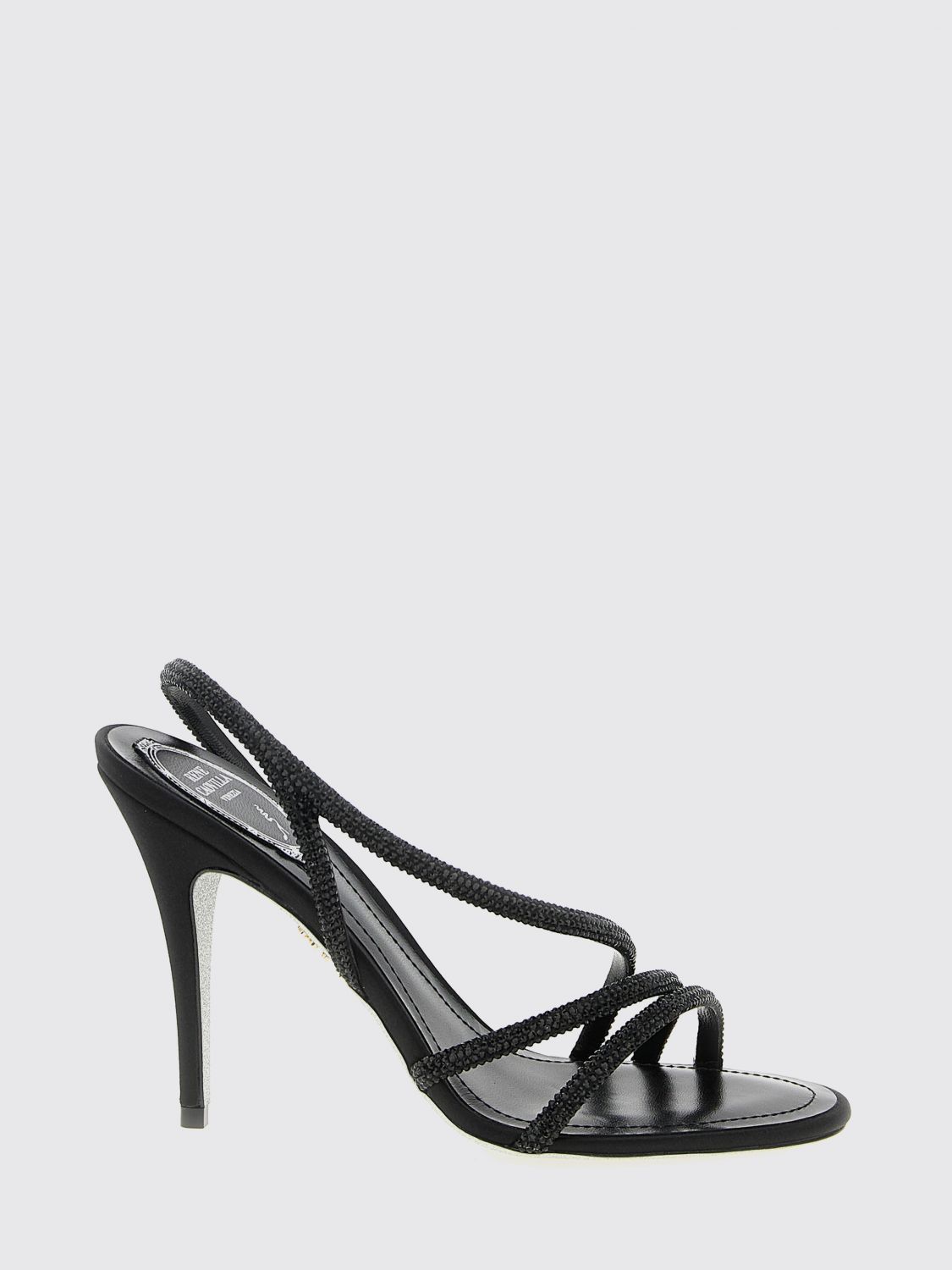 Rene Caovilla Rene Caovilla Heeled Sandal Woman Black Size US 8 / IT 38 - 1 Thumbnail