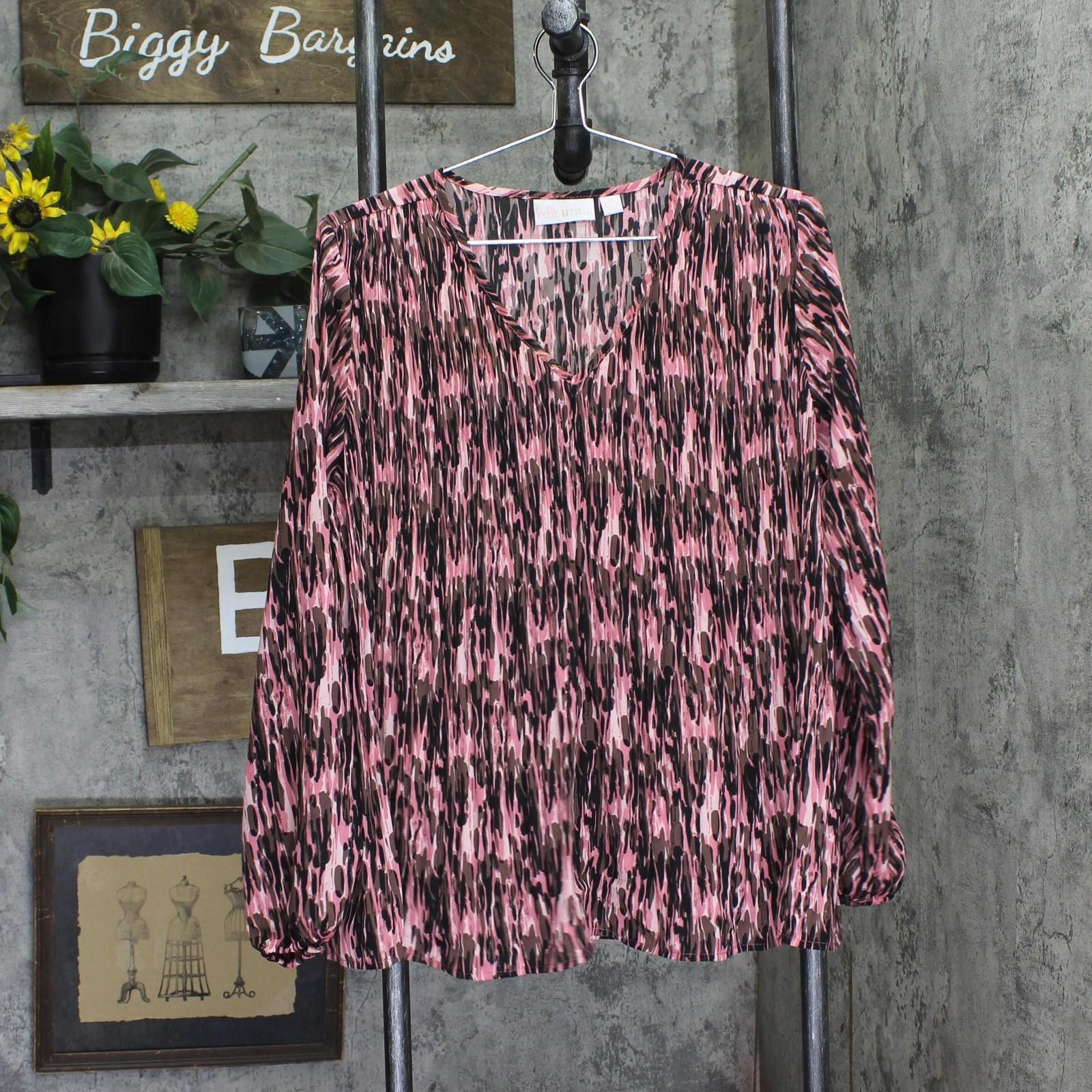 Other Belle By Kim Gravel Shirt Top Chateau Rose Pink Multi M Size M / US 6-8 / IT 42-44 - 1 Thumbnail