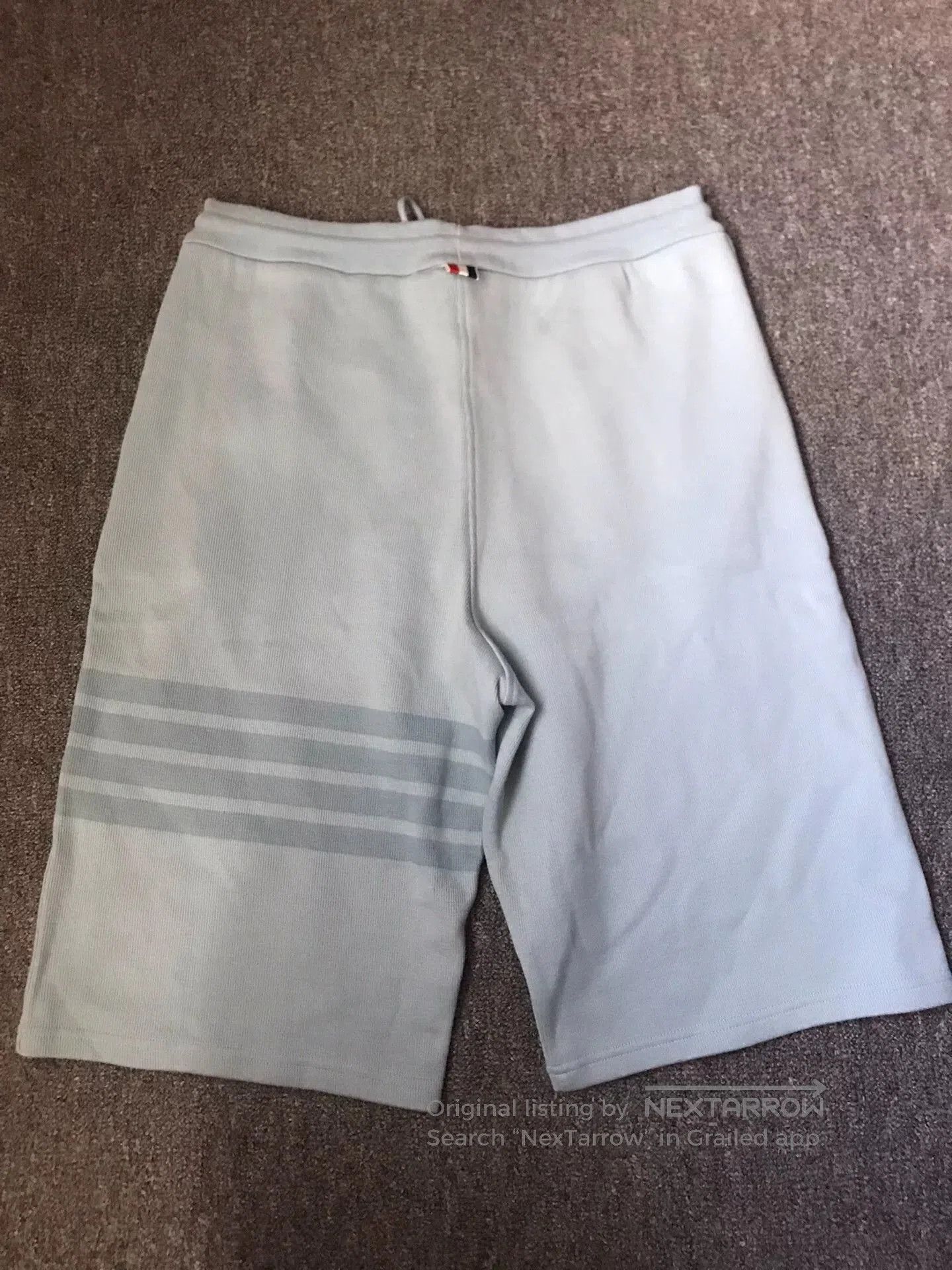 Thom Browne Thom Browne Light Blue Cotton Shorts. Size US 26 / EU 42 - 2 Thumbnail