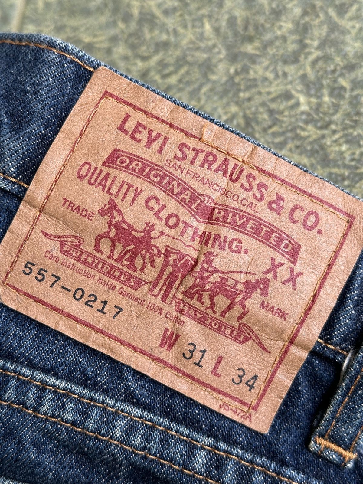 Levi's Vintage Levis 90s Style💥 Levis 557 BootCut 💥 Size US 32 / EU 48 - 5 Thumbnail