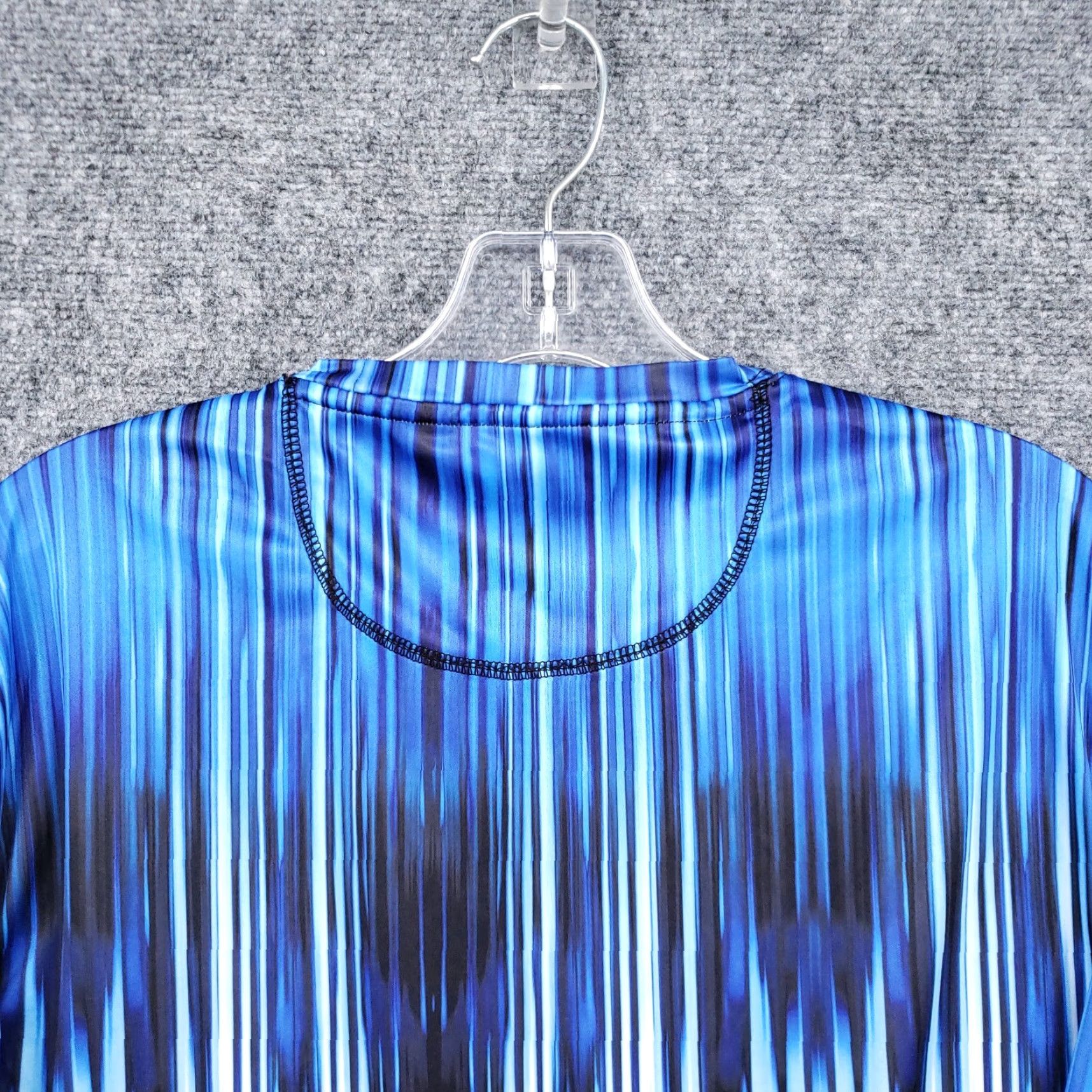 Vintage Reel Legends T-Shirt Men M Medium Blue Reel-Tec Pullover Striped Fishing Outdoor Size US M / EU 48-50 / 2 - 5 Thumbnail