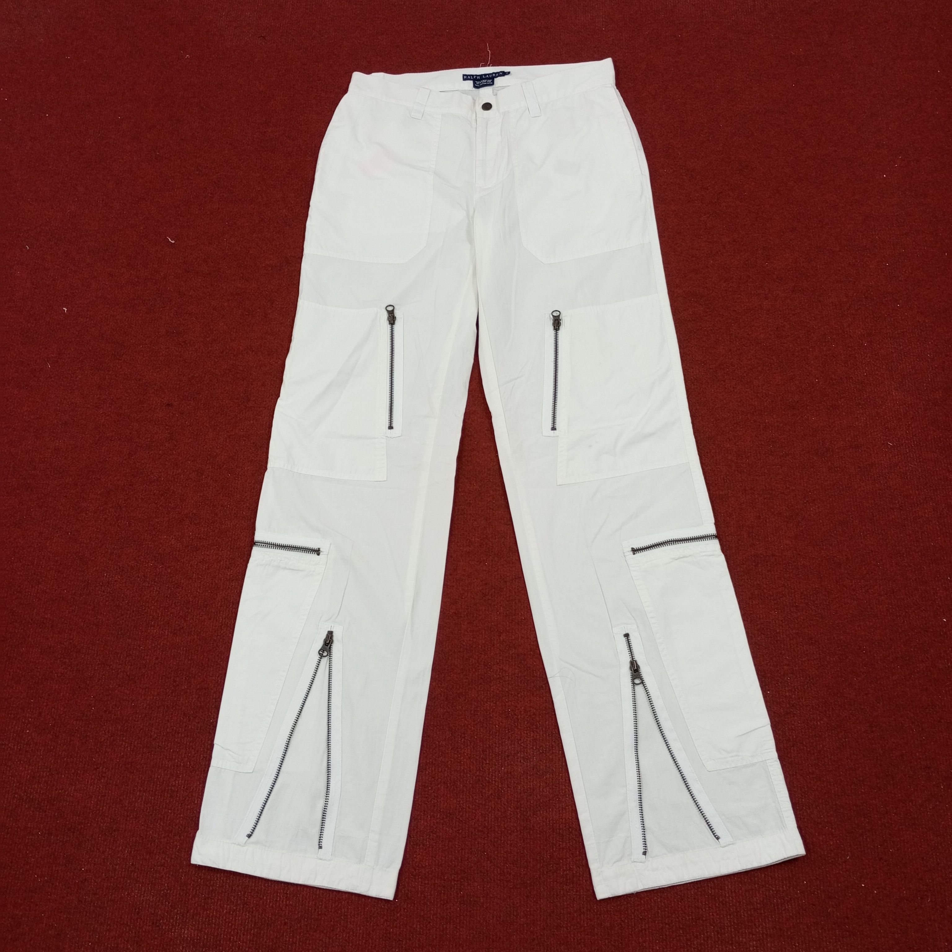Ralph Lauren × Vintage Ralph Lauren Fashion Zipper Style Pants Size US 29 - 1 Thumbnail