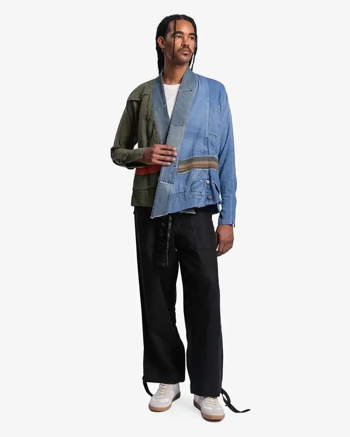 Greg Lauren $1800 Greg Lauren Denim Baker Kimono Patchwork GL1 Size US L / EU 52-54 / 3 - 4 Thumbnail
