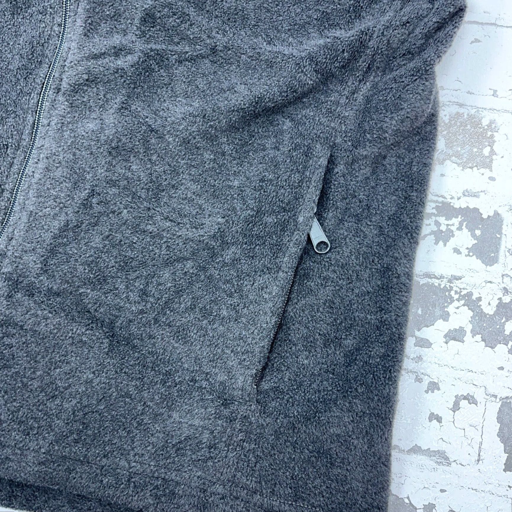 Vintage Columbia Vest Men Medium Gray Fleece Full Zip Benton Springs A86 Vintage No Size US M / EU 48-50 / 2 - 5 Thumbnail