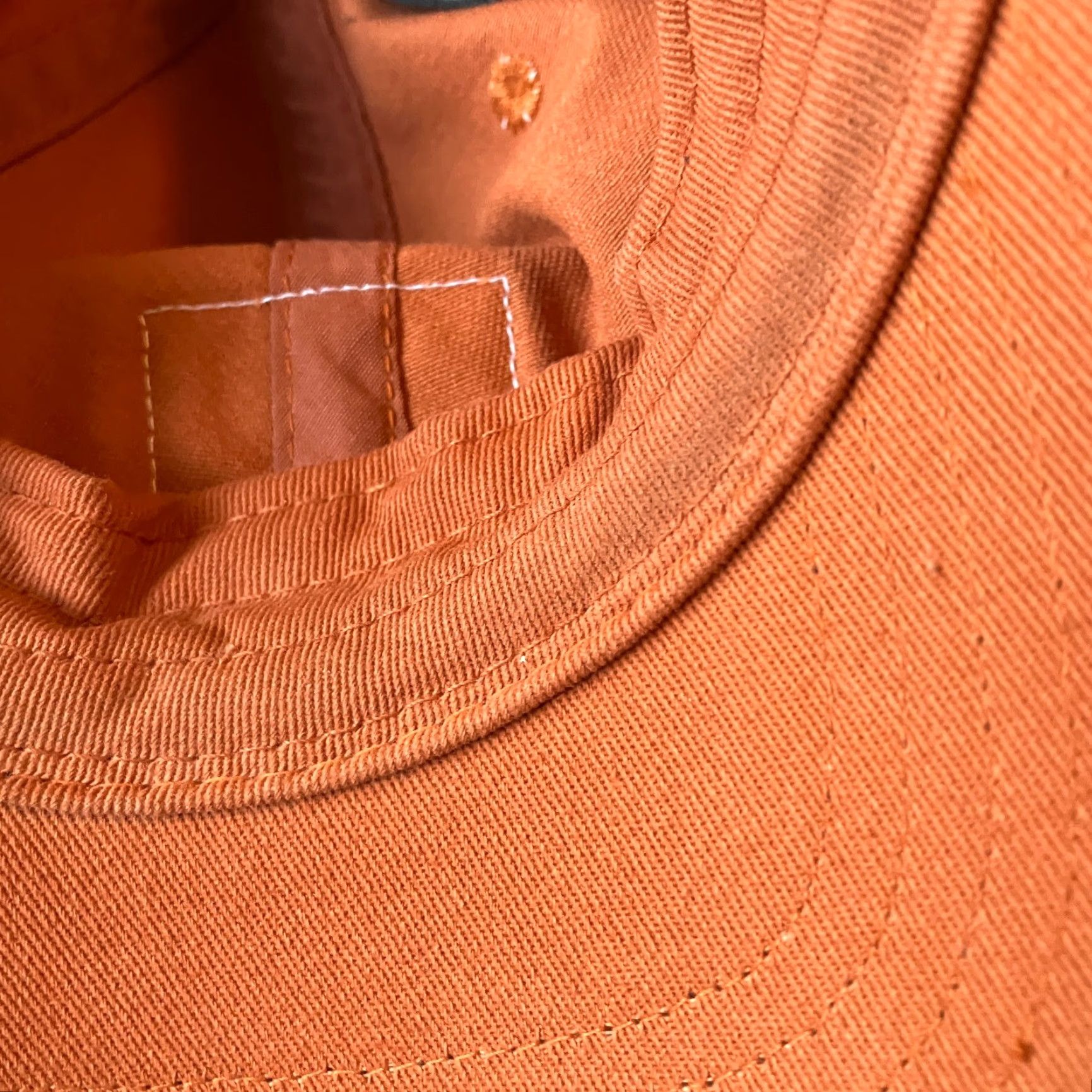 Smartwool VINTAGE Smartwool Baseball Cap Mens Adjustable Cotton Orange 90s Travel Casual Size ONE SIZE - 7 Thumbnail