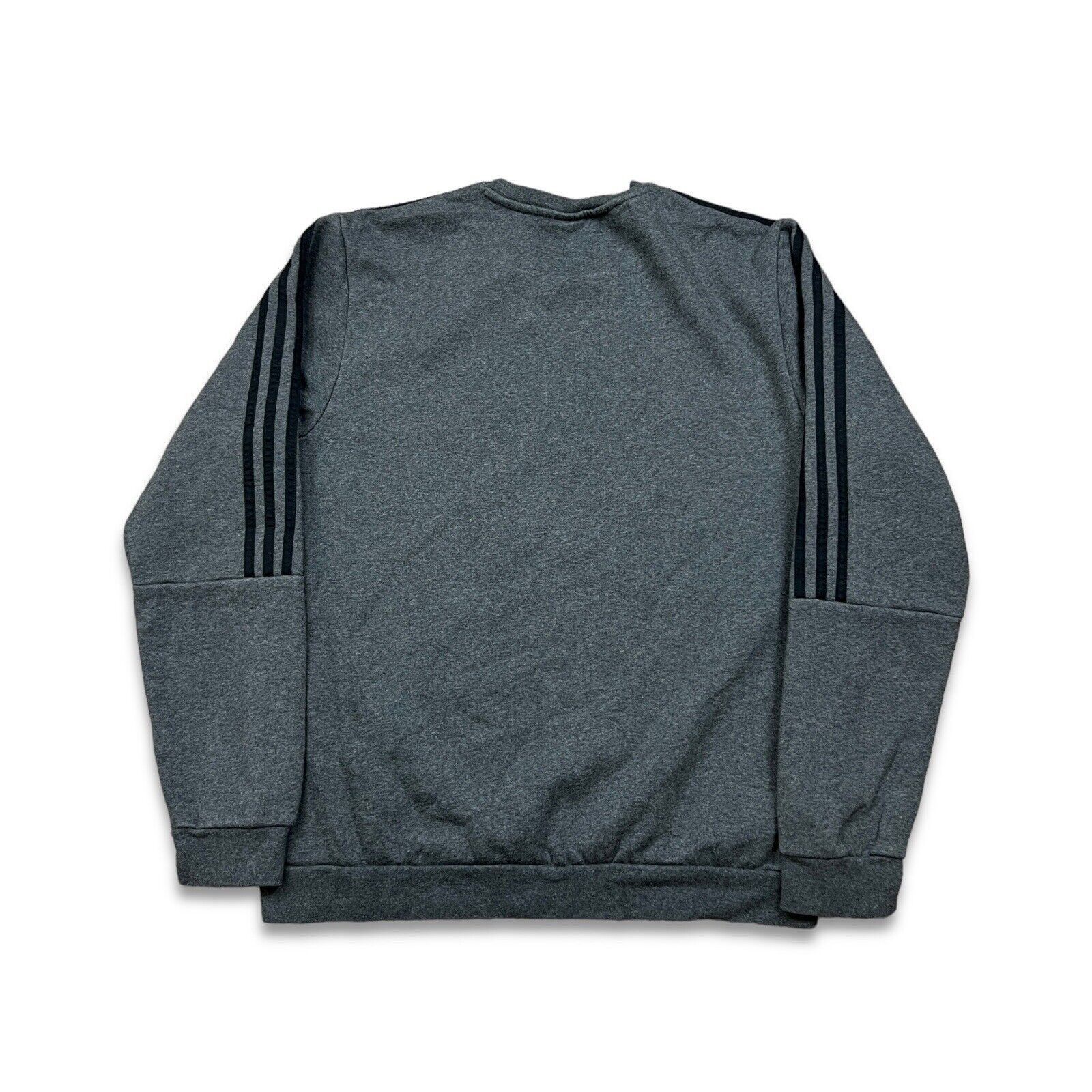 Adidas × Vintage Adidas Sweatshirt Large Stripe Spell Out Pullover Crewneck Size US L / EU 52-54 / 3 - 3 Thumbnail
