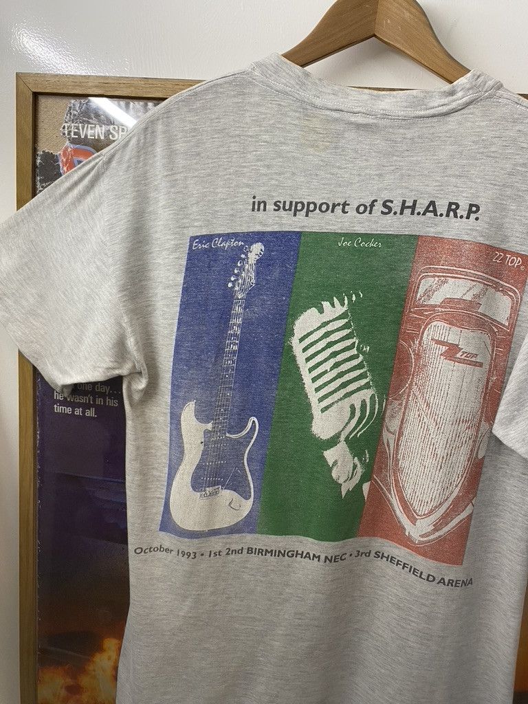 Vintage 1993 Vintage Eric Clapton and Friends Charity Concert Tee Size US L / EU 52-54 / 3 - 3 Thumbnail