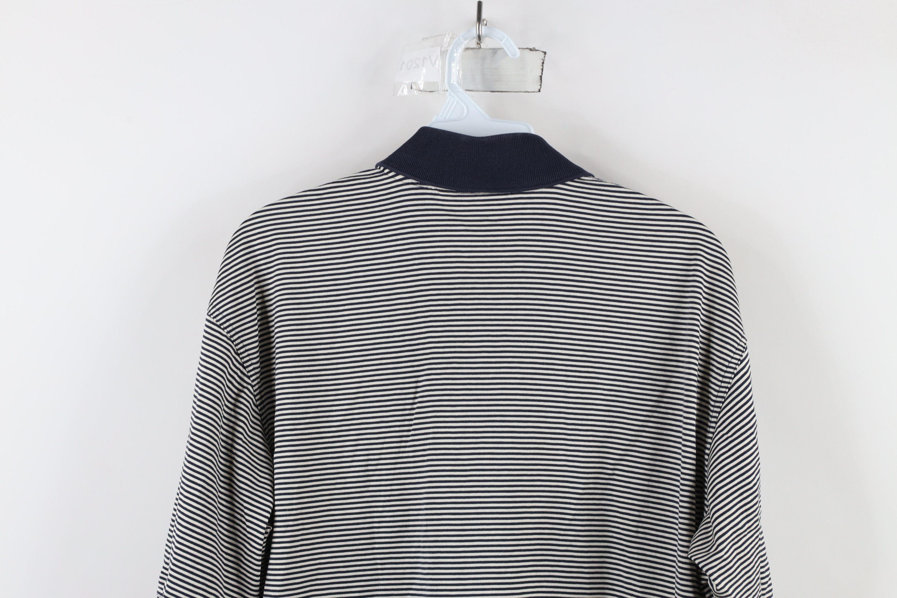 Vintage Vintage 90s Streetwear Striped Collared Polo Shirt Cotton Size US M / EU 48-50 / 2 - 11 Thumbnail