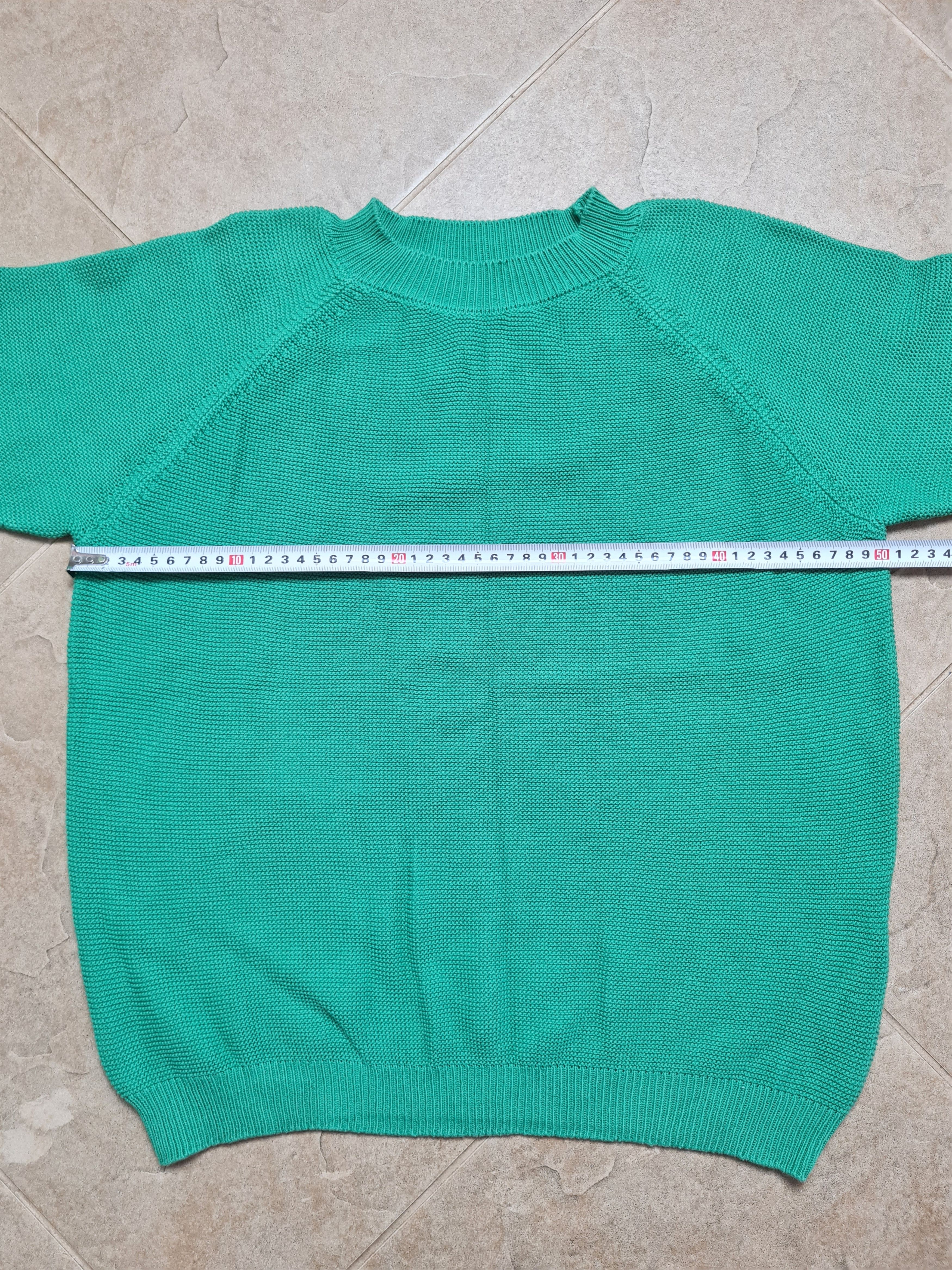 Max Mara WEEKEND MAX MARA Relaxed Fit Green Knit Crew-Neck Sweater Size M / US 6-8 / IT 42-44 - 7 Thumbnail