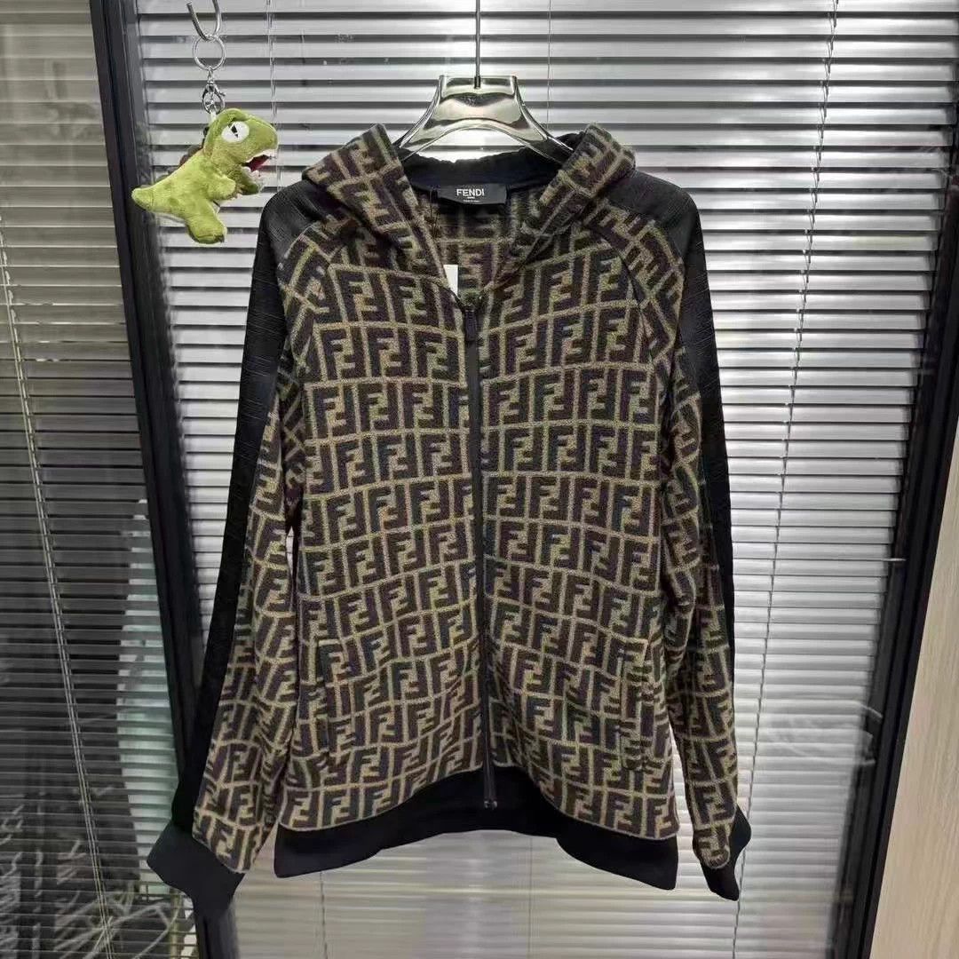Fendi Fendi FF Cashmere Teddy Zipper Jacket 98 New L Size US L / EU 52-54 / 3 - 1 Thumbnail