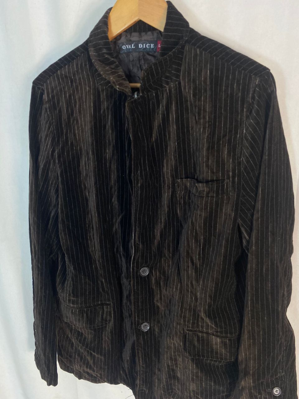 Other Unisex 🔥Over dice velvet zipper jacket Size US M / EU 48-50 / 2 - 3 Thumbnail