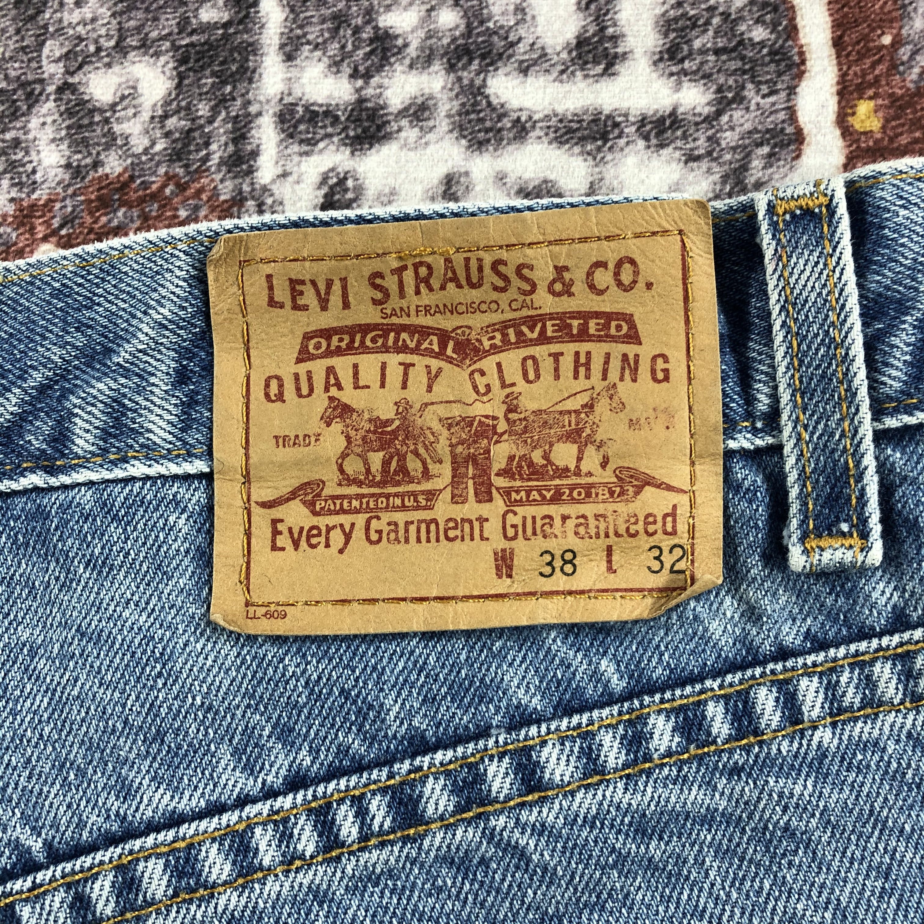 Levi's × Vintage Vintage 90s Blue Wash Levis Jeans-JM2558 Size US 38 / EU 54 - 5 Thumbnail
