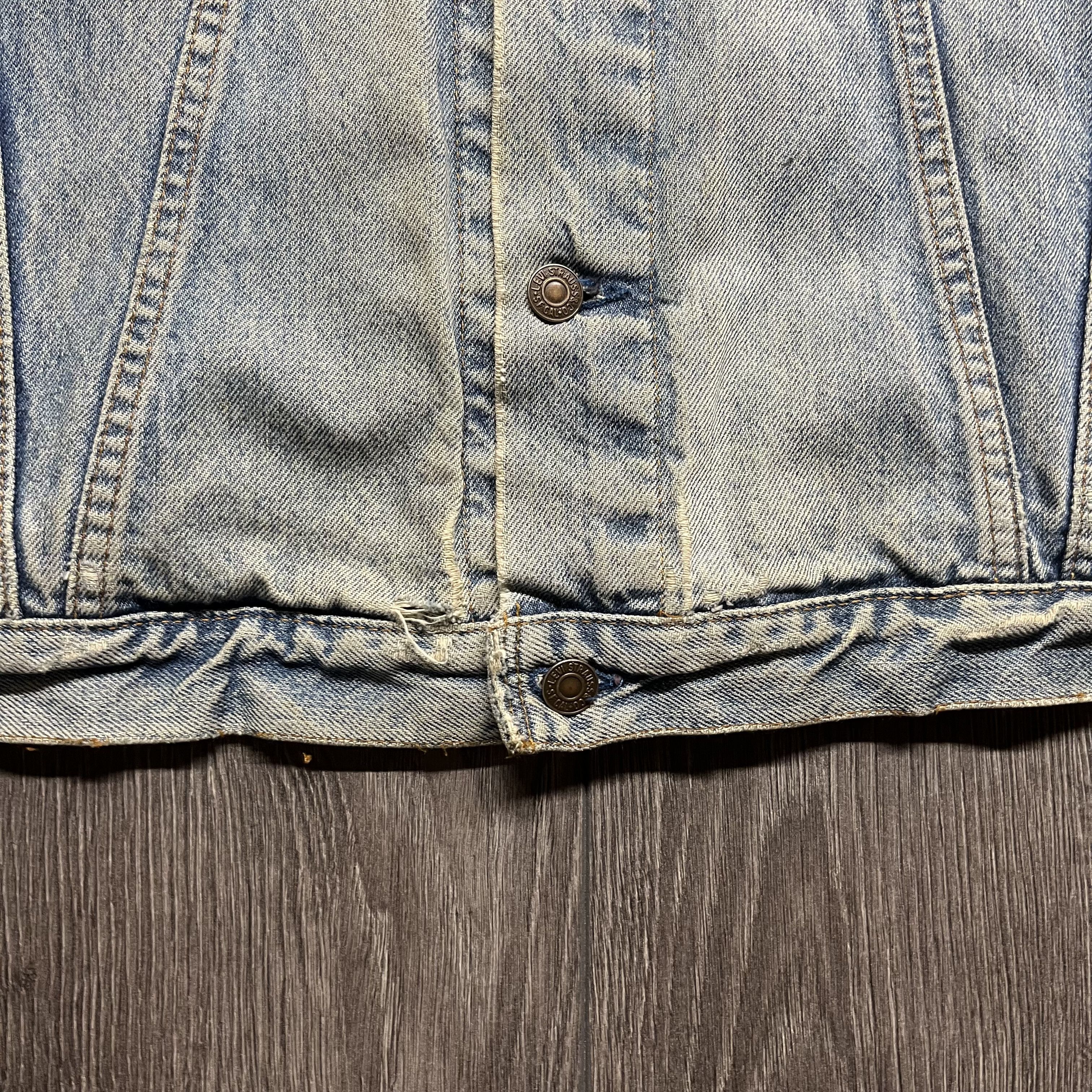 Levi's × Vintage Vintage Levis Strauss 1990s Denim Trucker Jacket XL Size US XL / EU 56 / 4 - 4 Thumbnail