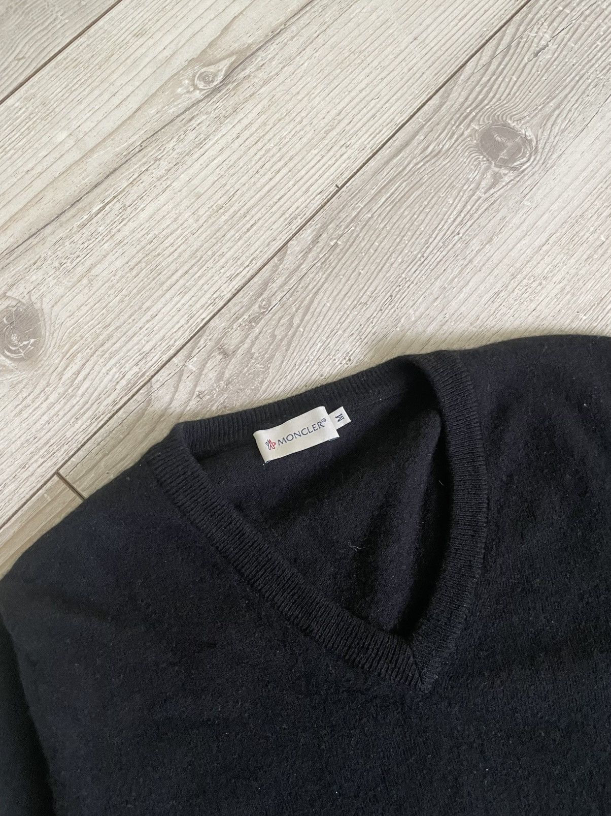 Moncler Moncler Logo Wool sweatshirt Size US M / EU 48-50 / 2 - 6 Thumbnail