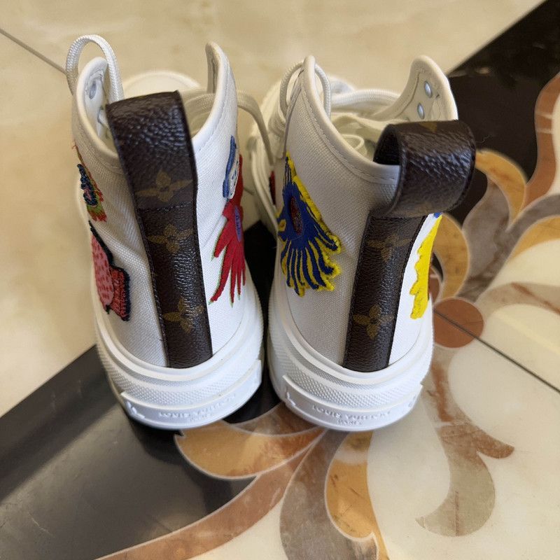 Louis Vuitton Louis Vuitton White High-Top Casual Sneakers Size US 6 / IT 36 - 3 Thumbnail