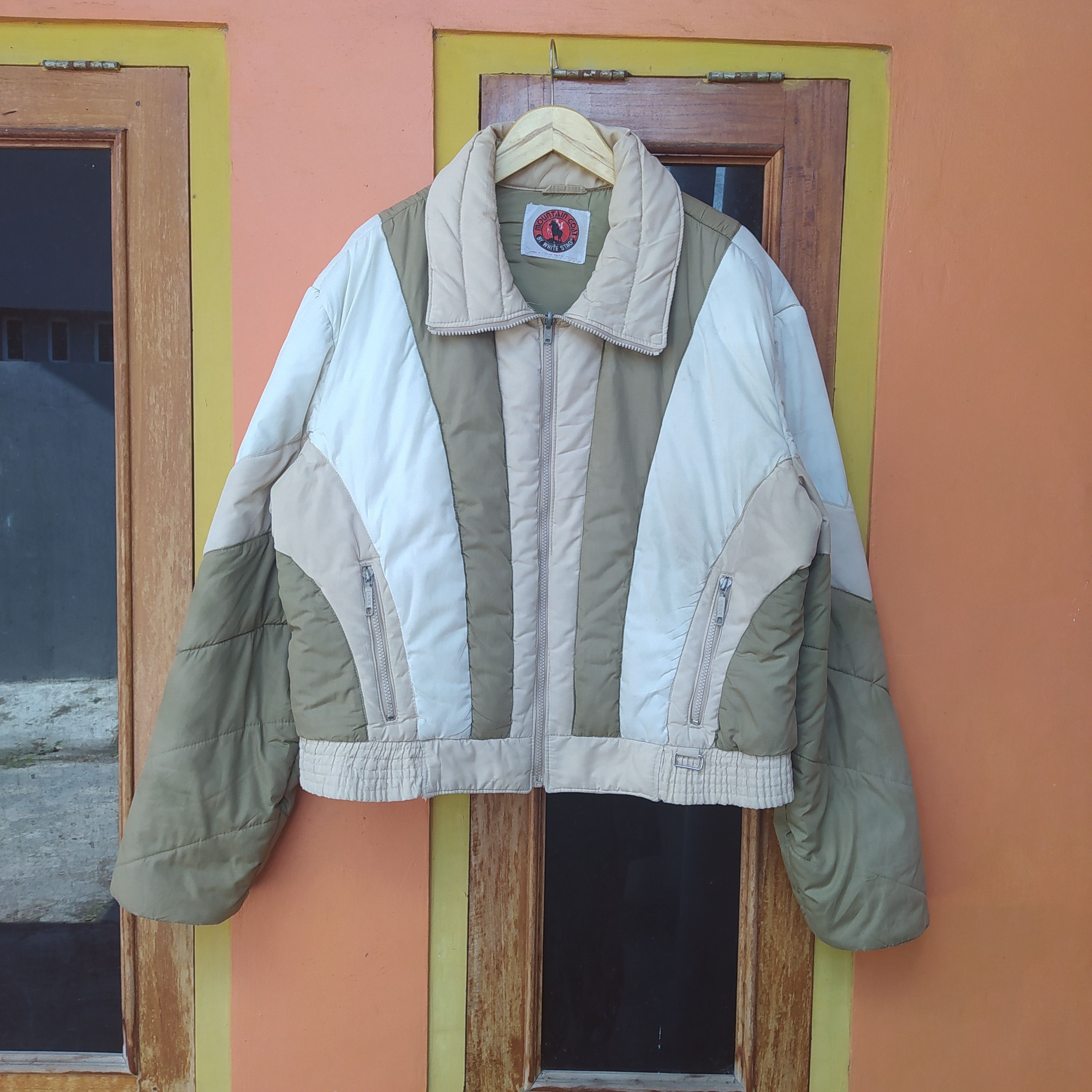 Designer × Vintage Pearled Ivory Grain Blouson Leather