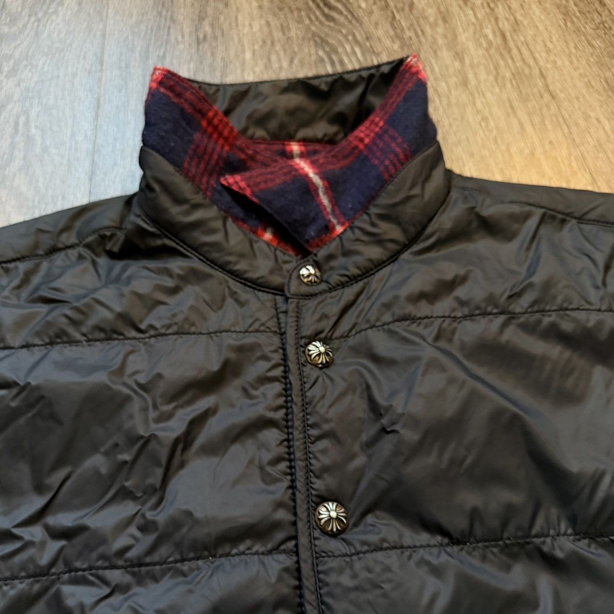 Chrome Hearts Chrome Hearts Patch Flannel Reversible RARE 1/1 Patch Hoodie Size US L / EU 52-54 / 3 - 17 Thumbnail