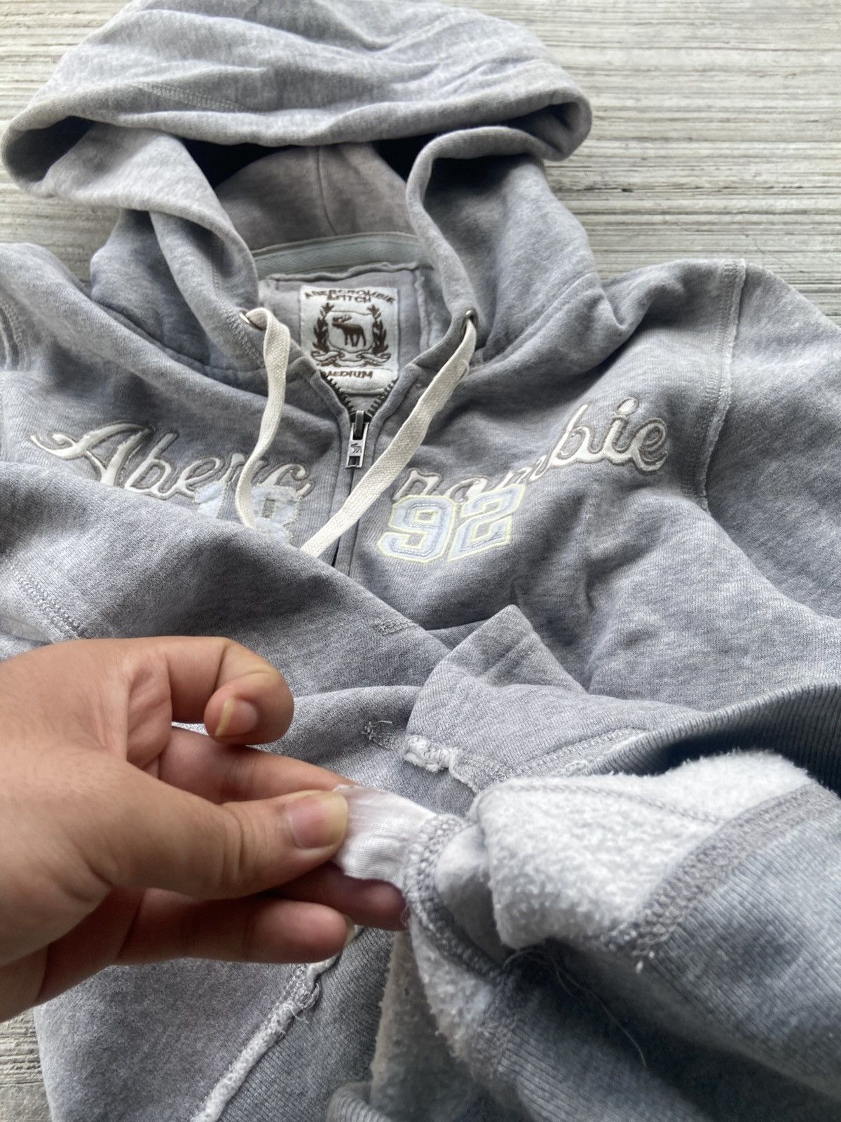 Abercrombie & Fitch Vintage Abercrombie & Fitch Zip Hoodie Size US S / EU 44-46 / 1 - 5 Thumbnail