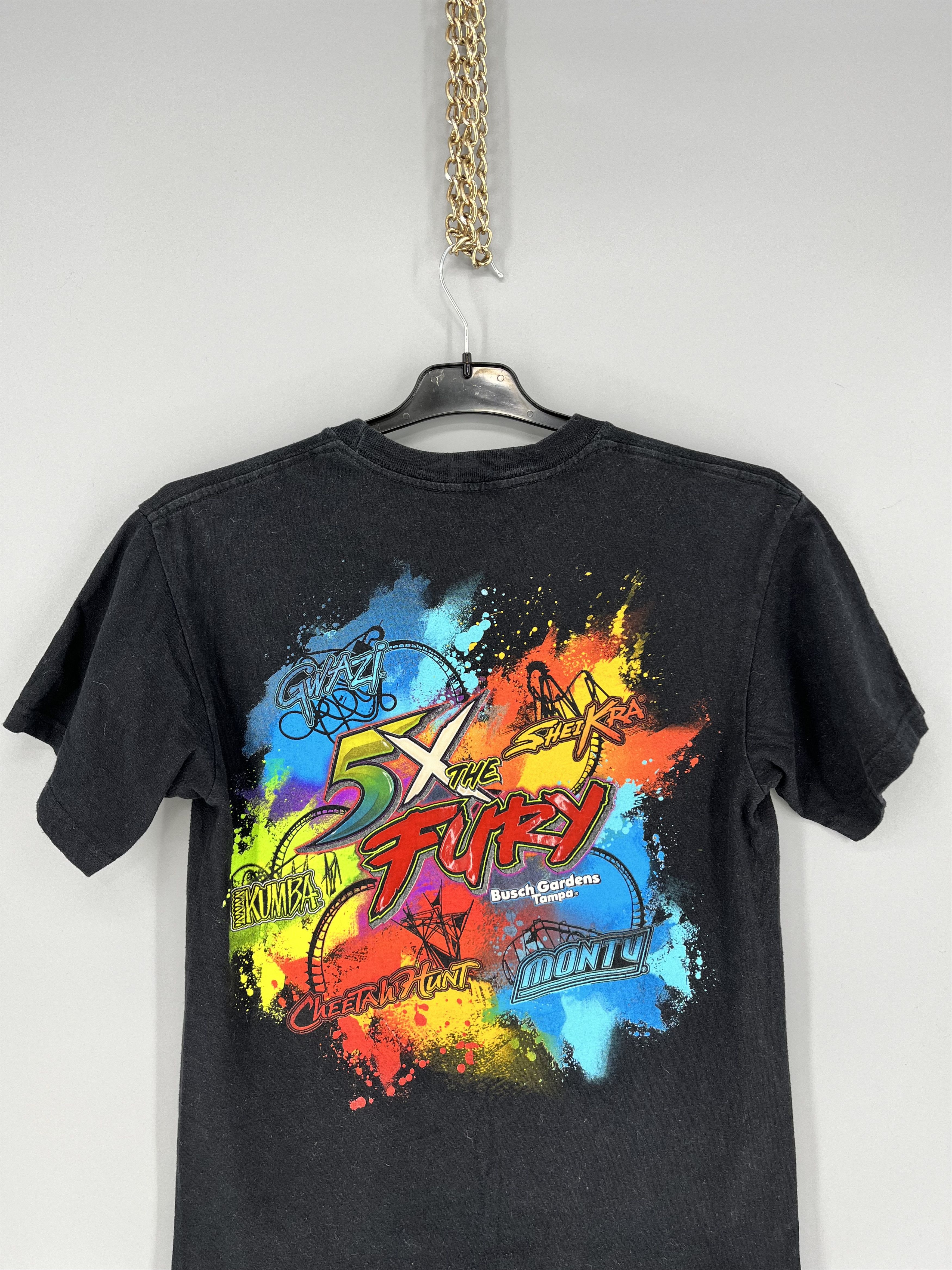 Vintage BUSCH GARDENS The FURY KUMBA SHEIKRA MONTU GWAZI Roller Coas Size US S / EU 44-46 / 1 - 7 Thumbnail