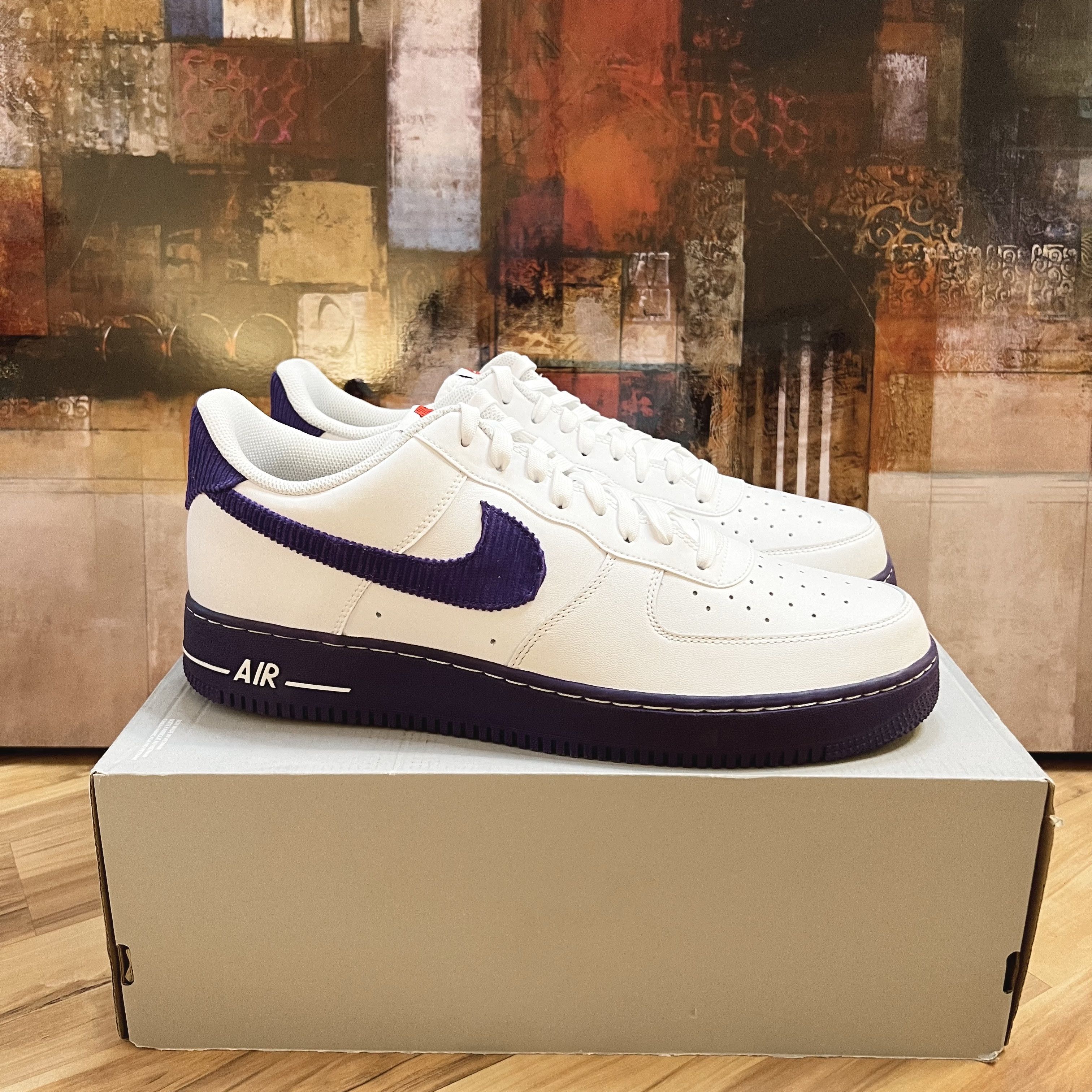 Nike Nike Air Force 1 Low Sports Specialties White / Court Purple Size US 15 / EU 48 - 1 Thumbnail