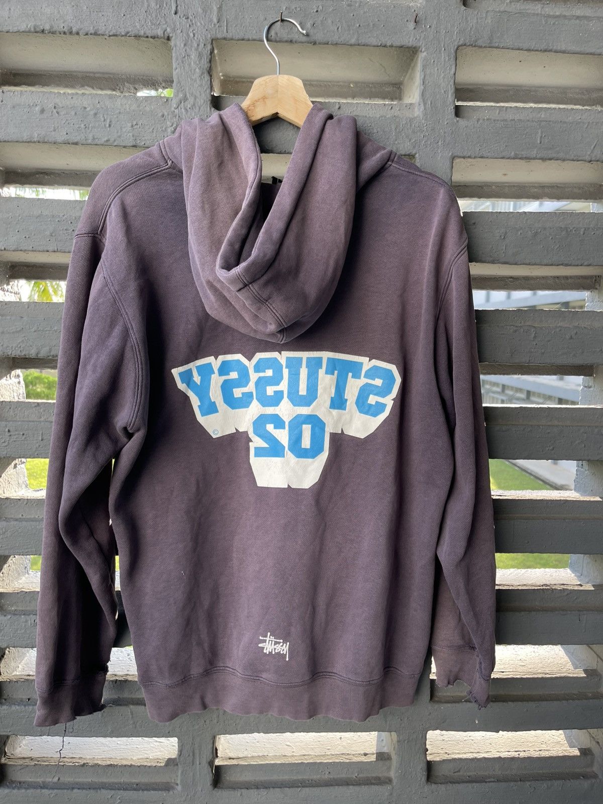 Stussy × Vintage Stussy Distressed Hoodies Rare📸 Size US S / EU 44-46 / 1 - 2 Thumbnail