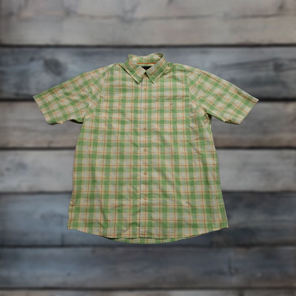 Orvis Orvis Shirt L Green Plaid Button-Up Lightweight Breathable Casual Workwear Mens Size US L / EU 52-54 / 3 - 1 Thumbnail