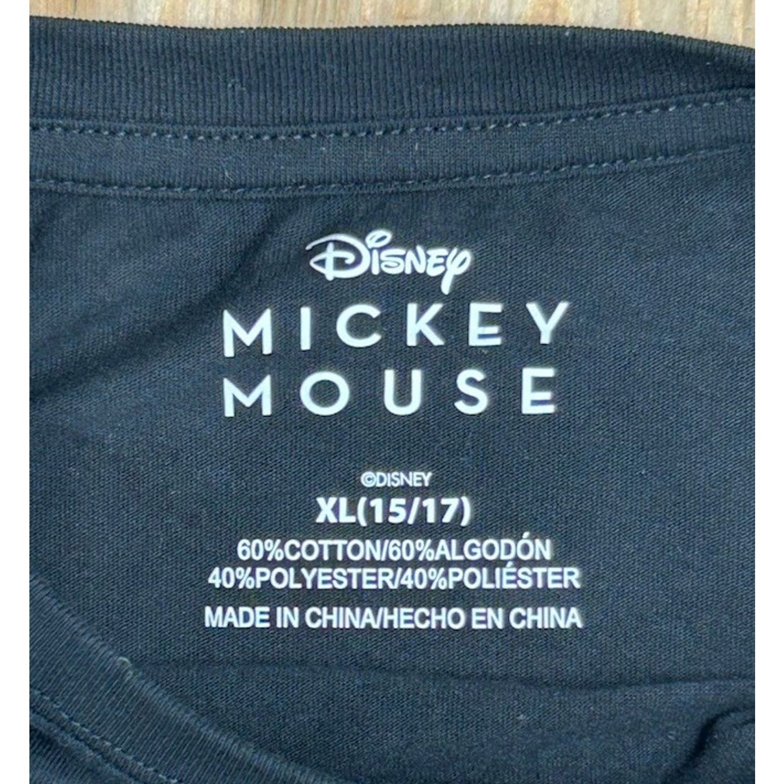 Disney Mickey Mouse Rhinestone T-shirt Disney XL (15/17) Black. Size XL / US 12-14 / IT 48-50 - 7 Thumbnail