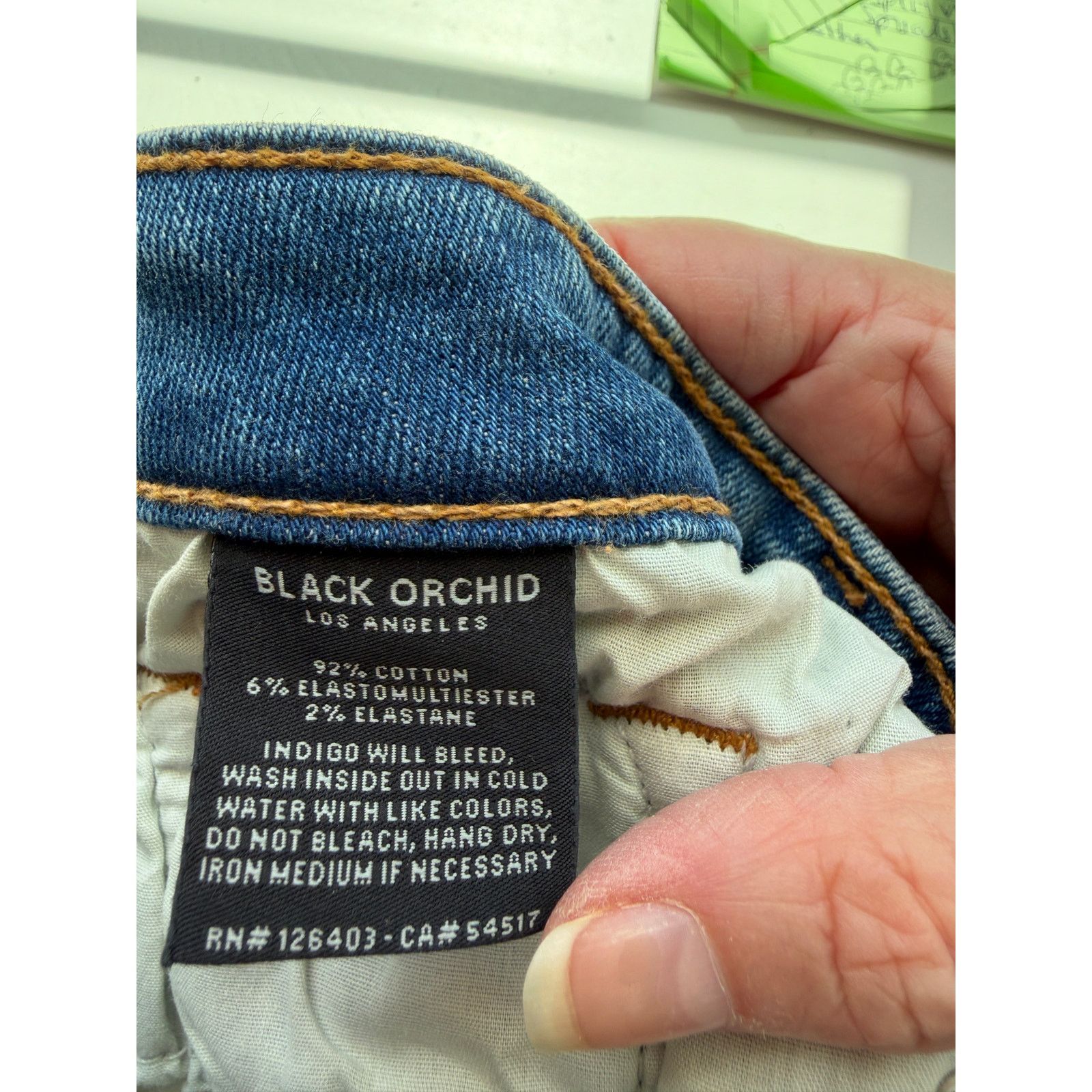 Other NWT Black Orchid Denim Chrissy Kick Flare Jeans US 27 Blue Size 27" / US 4 / IT 40 - 12 Thumbnail