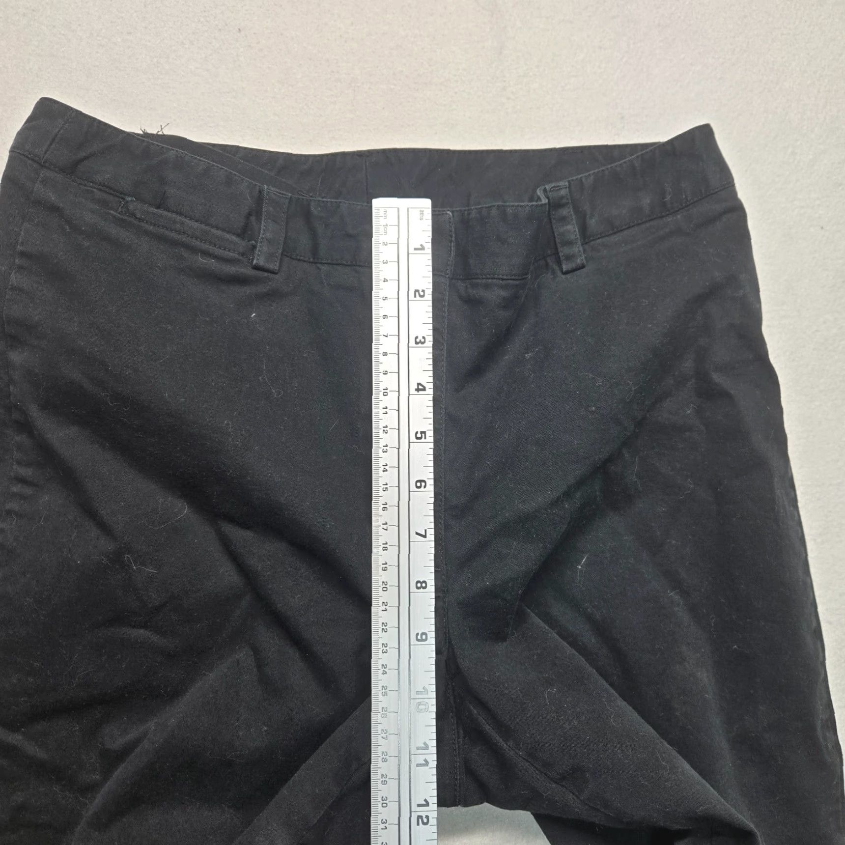 Liz Claiborne Liz Claiborne Pants Dress Black Solid Flat Front Straight Regular Size 12 Womens Size 34" / US 12 / IT 48 - 5 Thumbnail