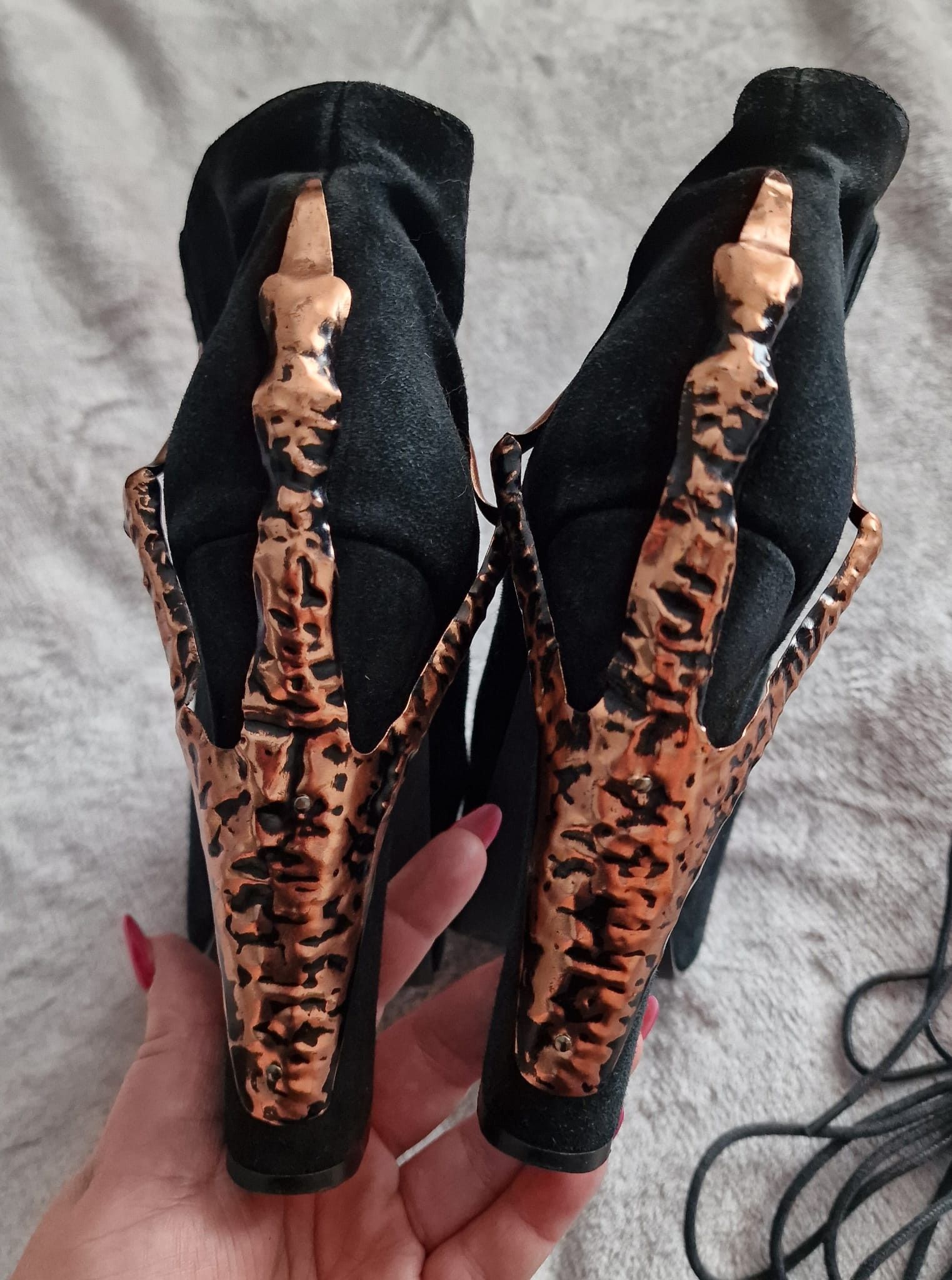Jeffrey Campbell Archive Jeffrey Campbell Lita-Claw Boots Rare Metal Hardware Size US 6 / IT 36 - 3 Thumbnail